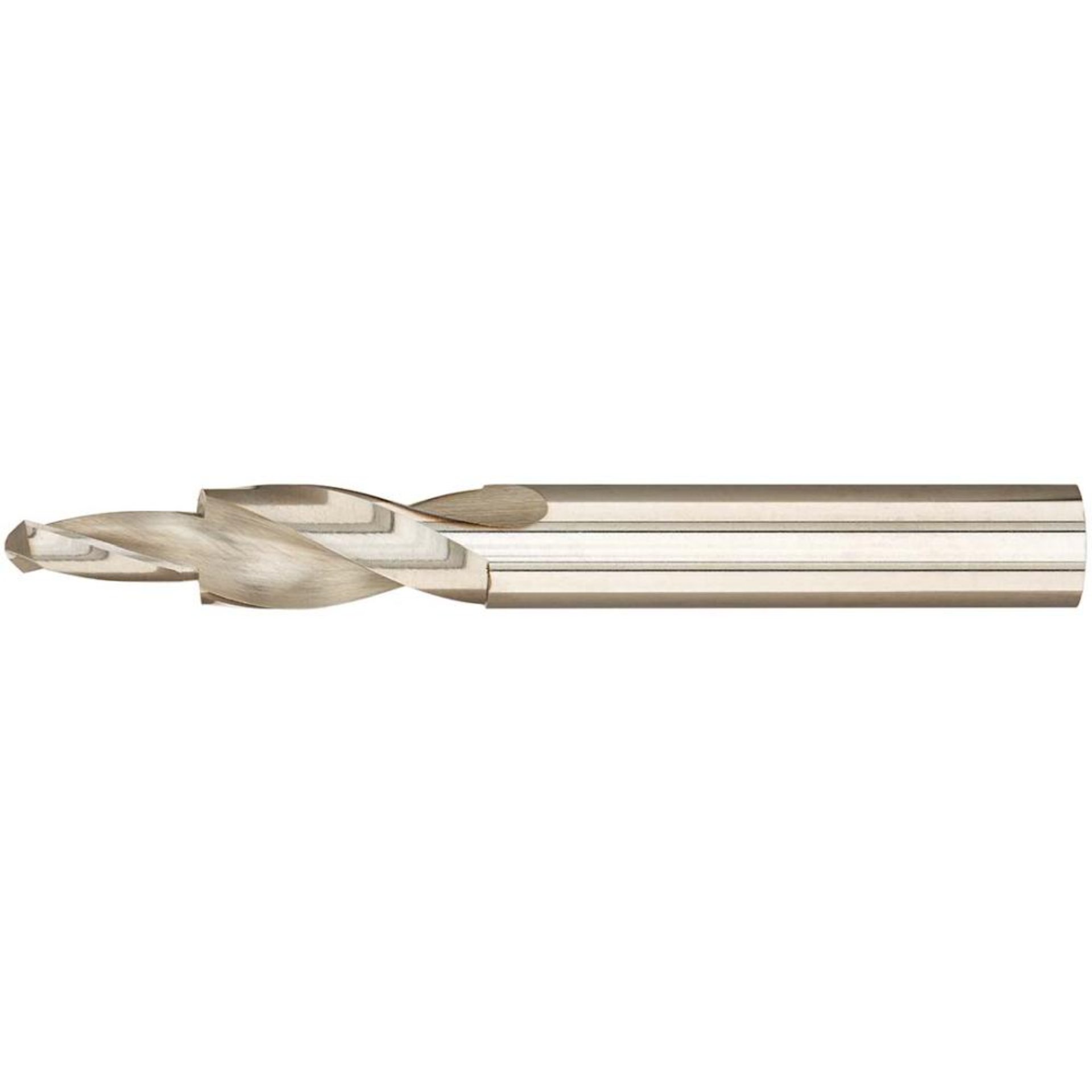 Kurzstufenbohrer HSS Durchgangsloch 180Grad M4 FORMAT