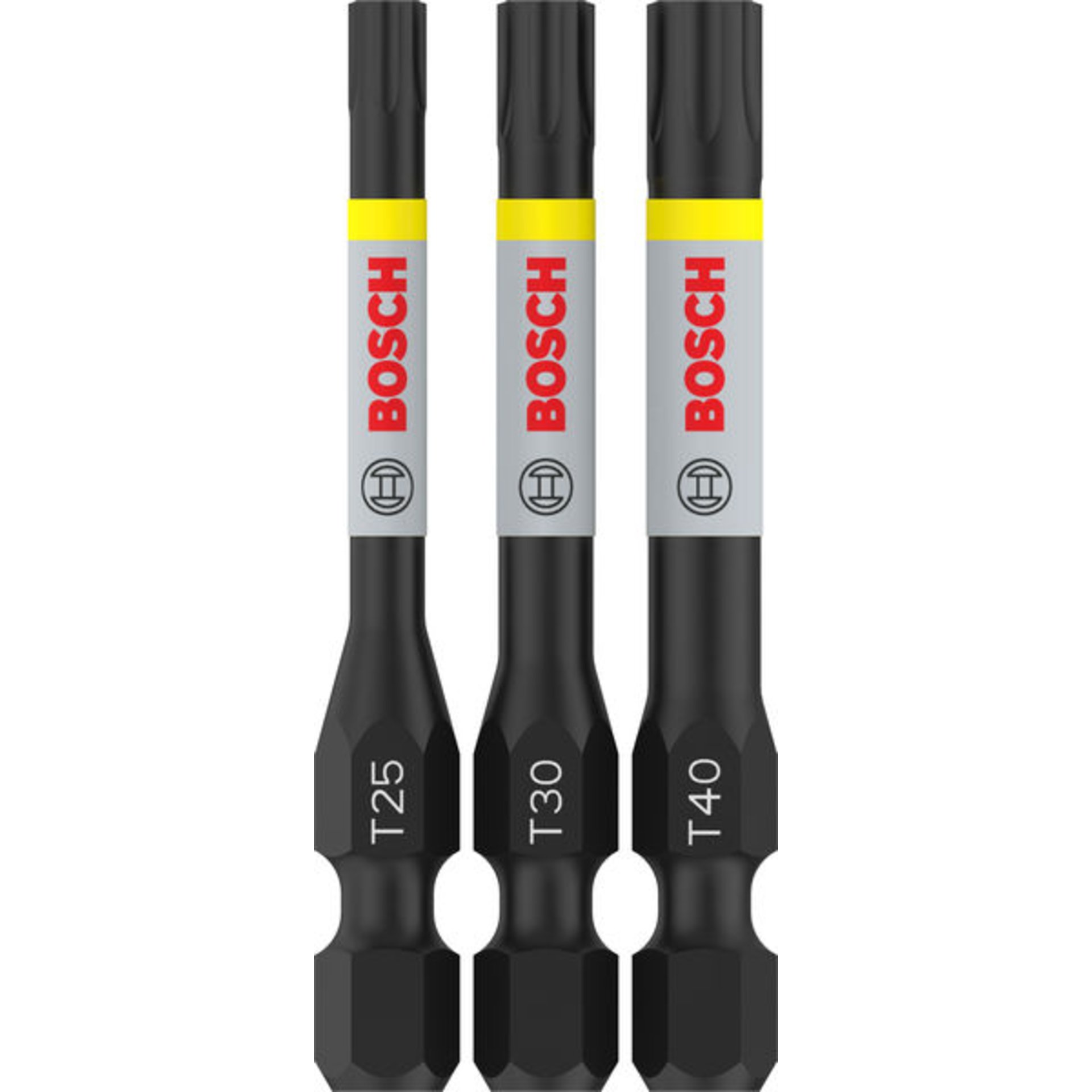 PRO T Impact Bit Set, T25, T30, T40, 55 mm, 3-tlg
