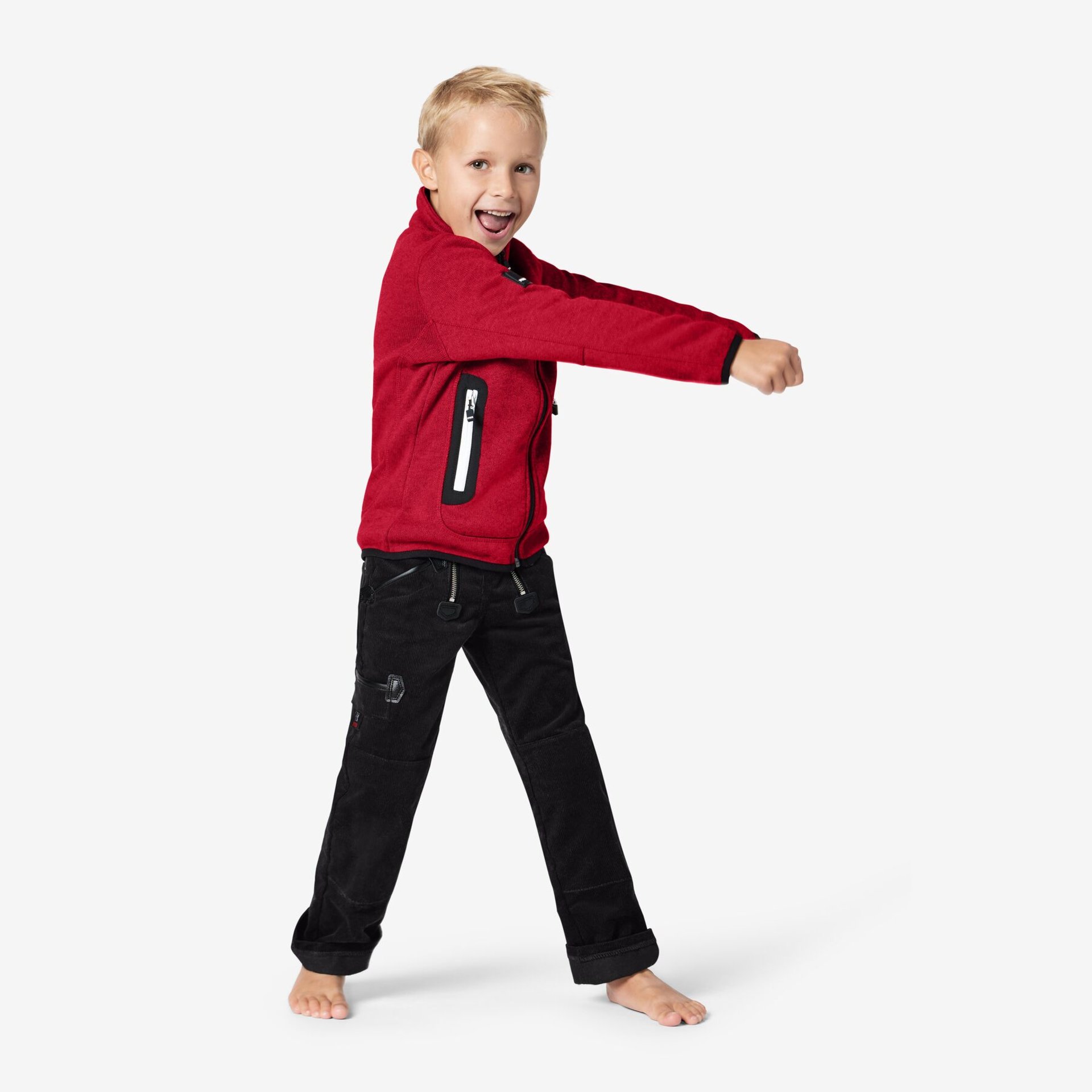 AUGUST Kinder-Zunfthose Zwirn-Feincord schwarz 152