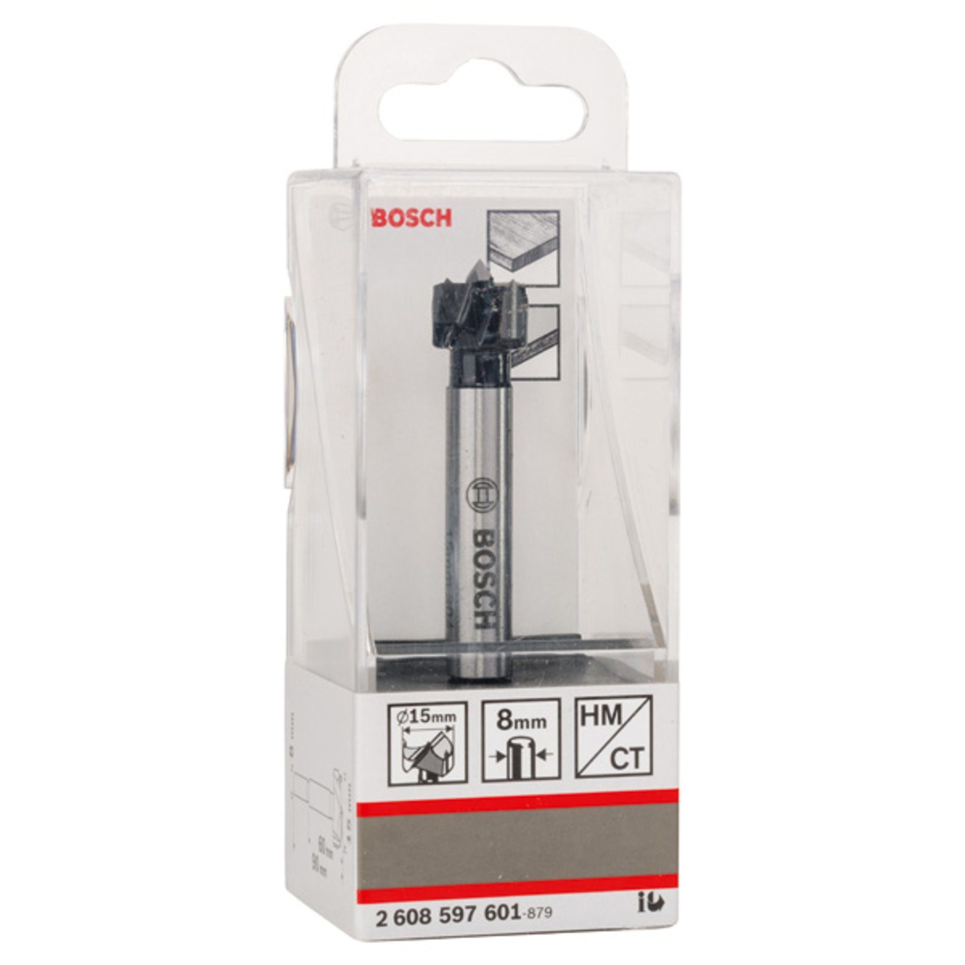 Kunstbohrer HM, 15 x 90 mm, d 8 mm