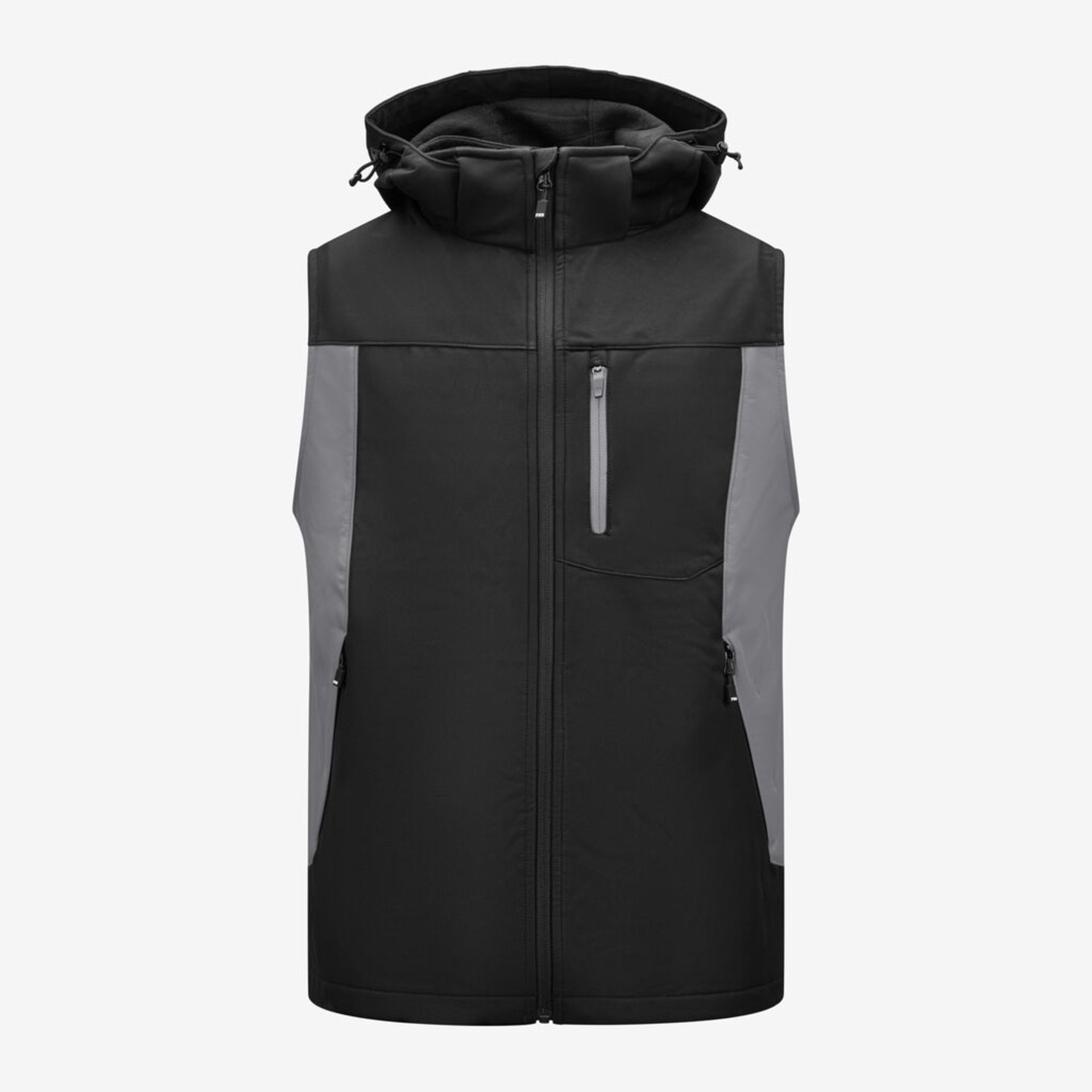 JUSTUS Softshell Weste grau-schwarz XS