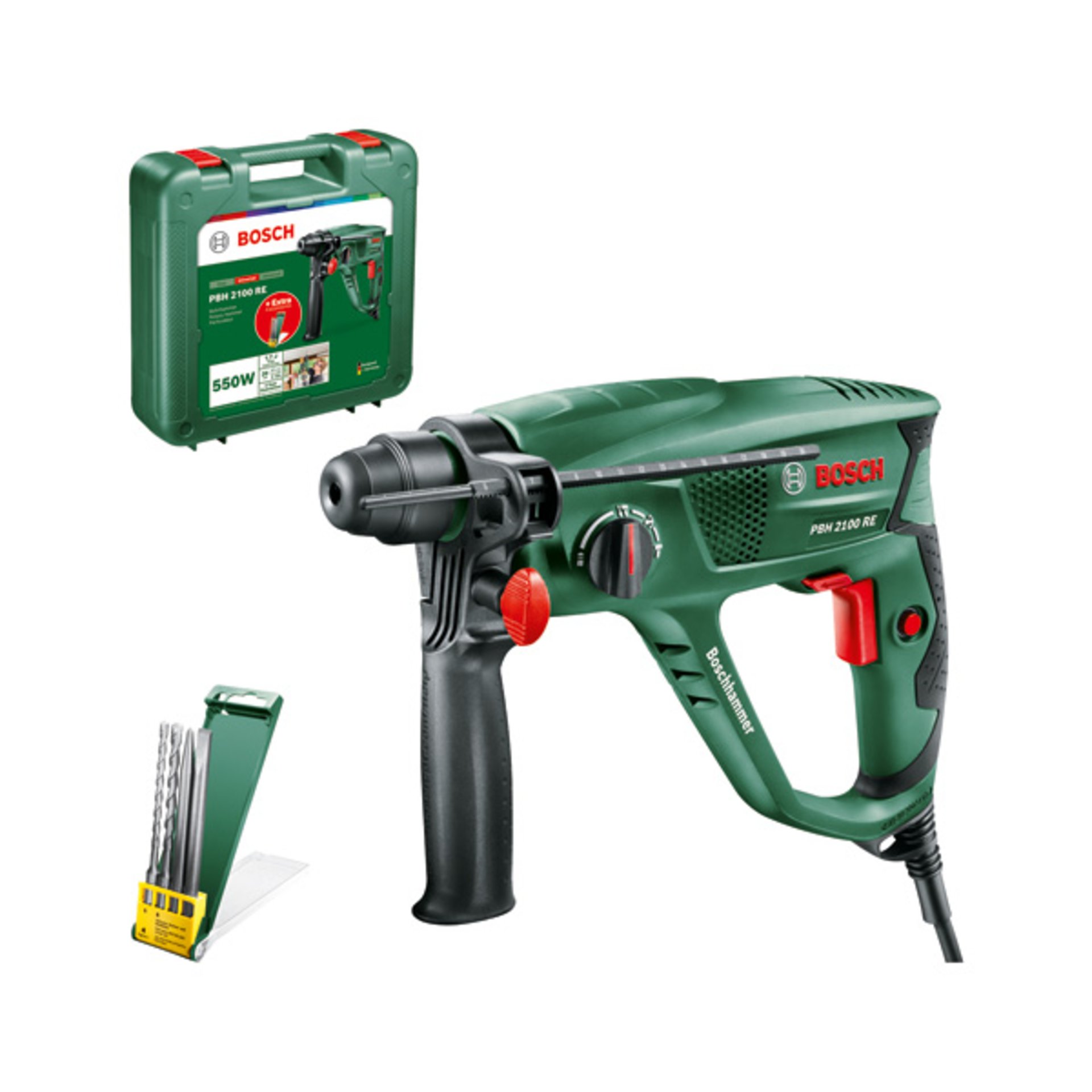 Bohrhammer PBH 2100 RE im Tragekoffer