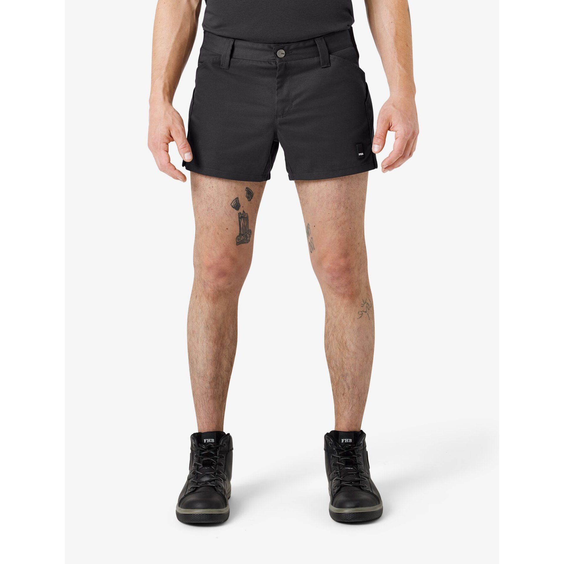 JESKO Arbeits-Shorts extra kurz anthrazit 42