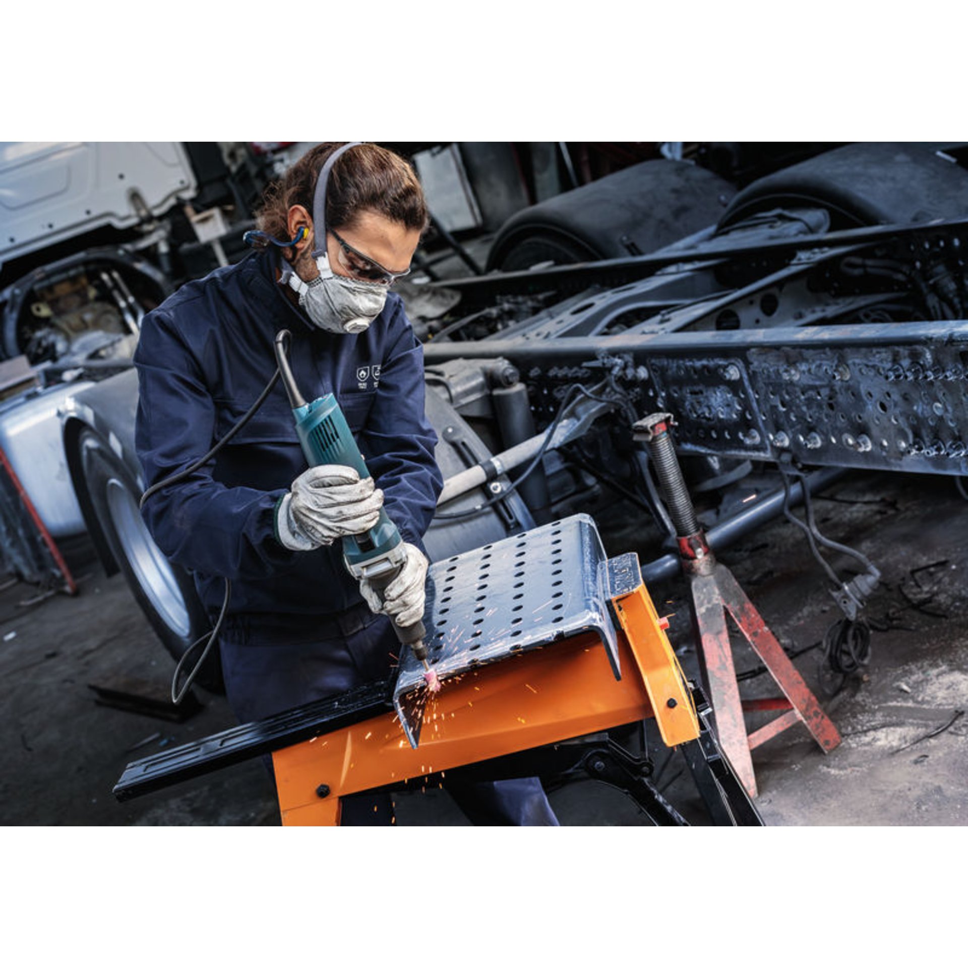 PRO Steel Schleifstiftset, 20 x 25 mm, G60, zylindrisch