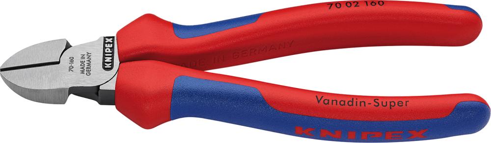 Knipex Seitenschneider poliert mit Mehrkomponenten-Griffen 160mm Knipex Seitenschneider poliert mit Mehrkomponenten-Griffen 160mm