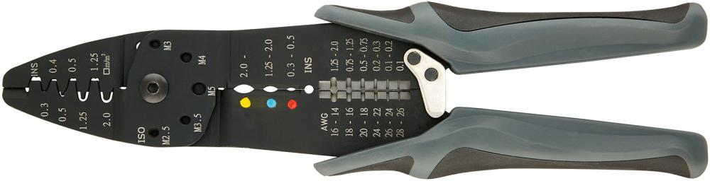 Fortis Crimpzange für isolierte Kabelschuhe 0,5-6qmm Fortis Crimpzange für isolierte Kabelschuhe 0,5-6qmm