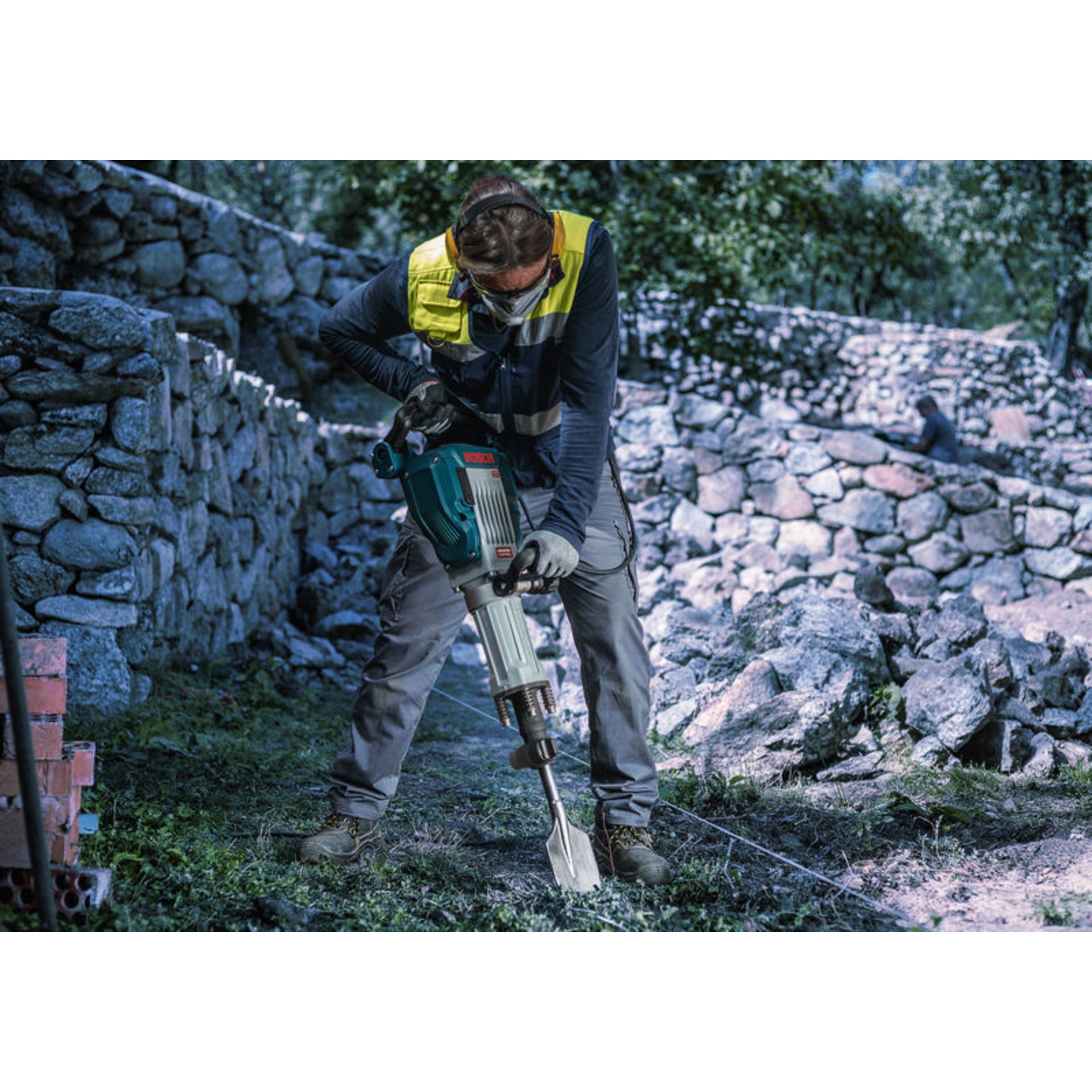 PRO HEX 30-4C Spatmeißel, gerundet, 135 x 400 mm
