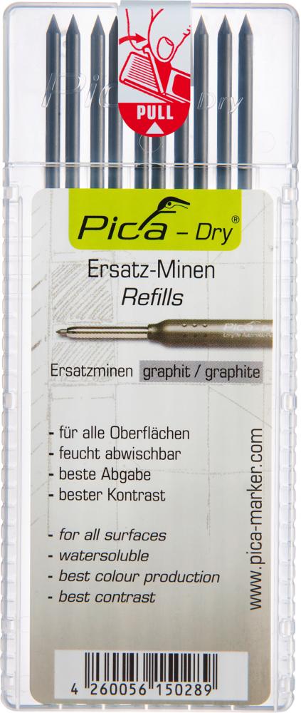 Pica Minen-Set für Tieflochmarker -Dry Graphit