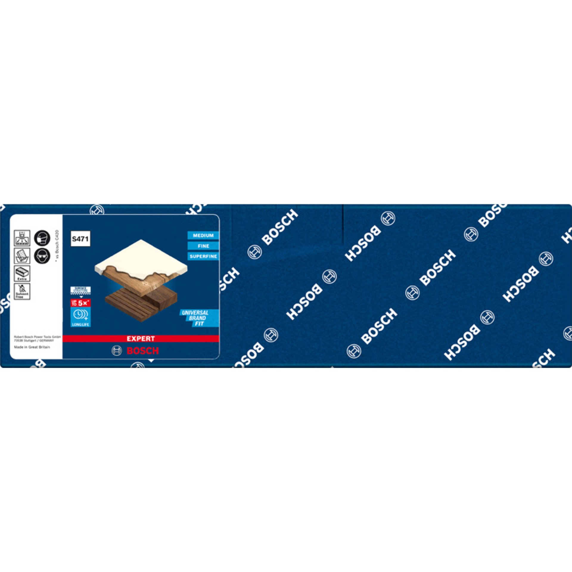 EXPERT S471 Standard Schleifblock, 26 x 69 x 97 mm, fein