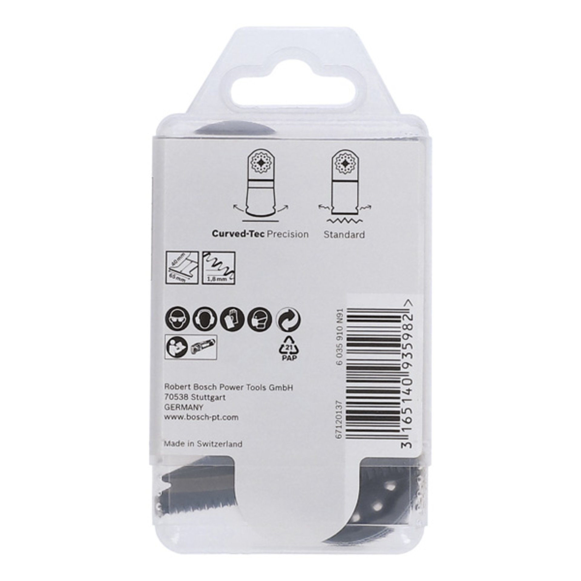 HCS Tauchsägeblatt AII 65 BSPC Hard Wood, 40 x 65 mm, 10er-Pack