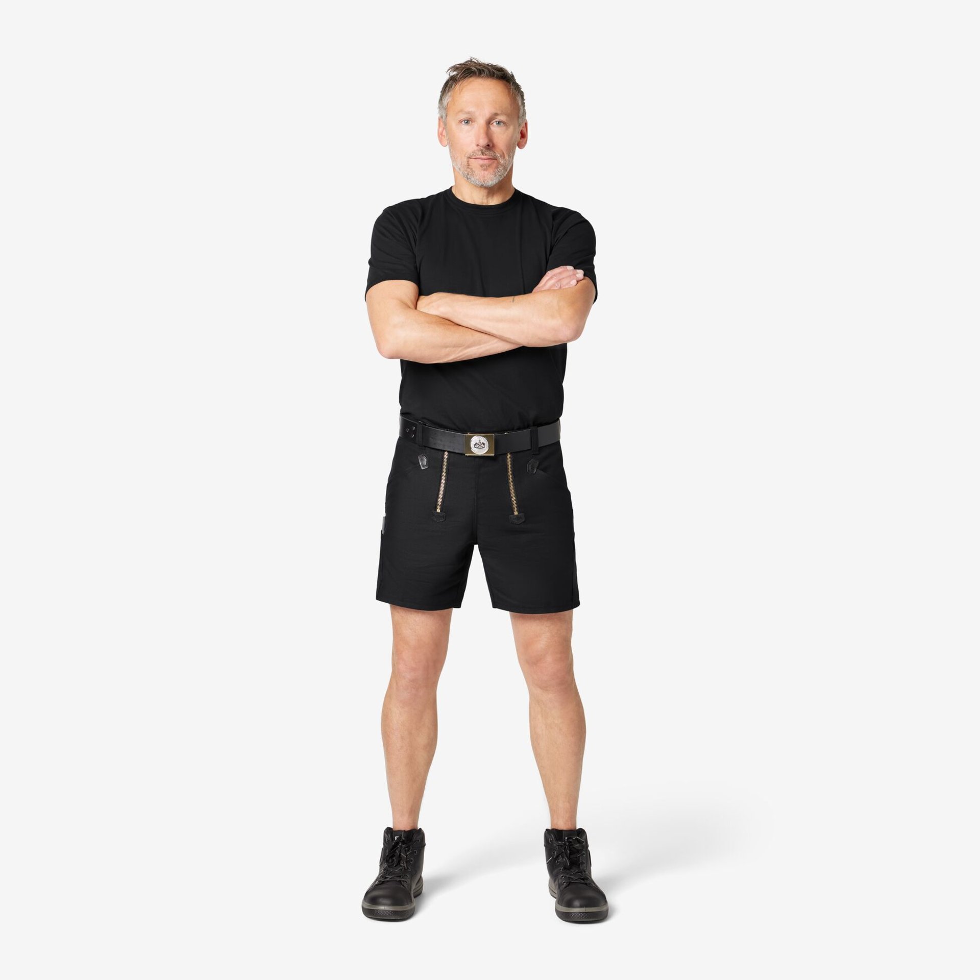 JO Zunft-Shorts kurz Rips-Moleskin schwarz 50
