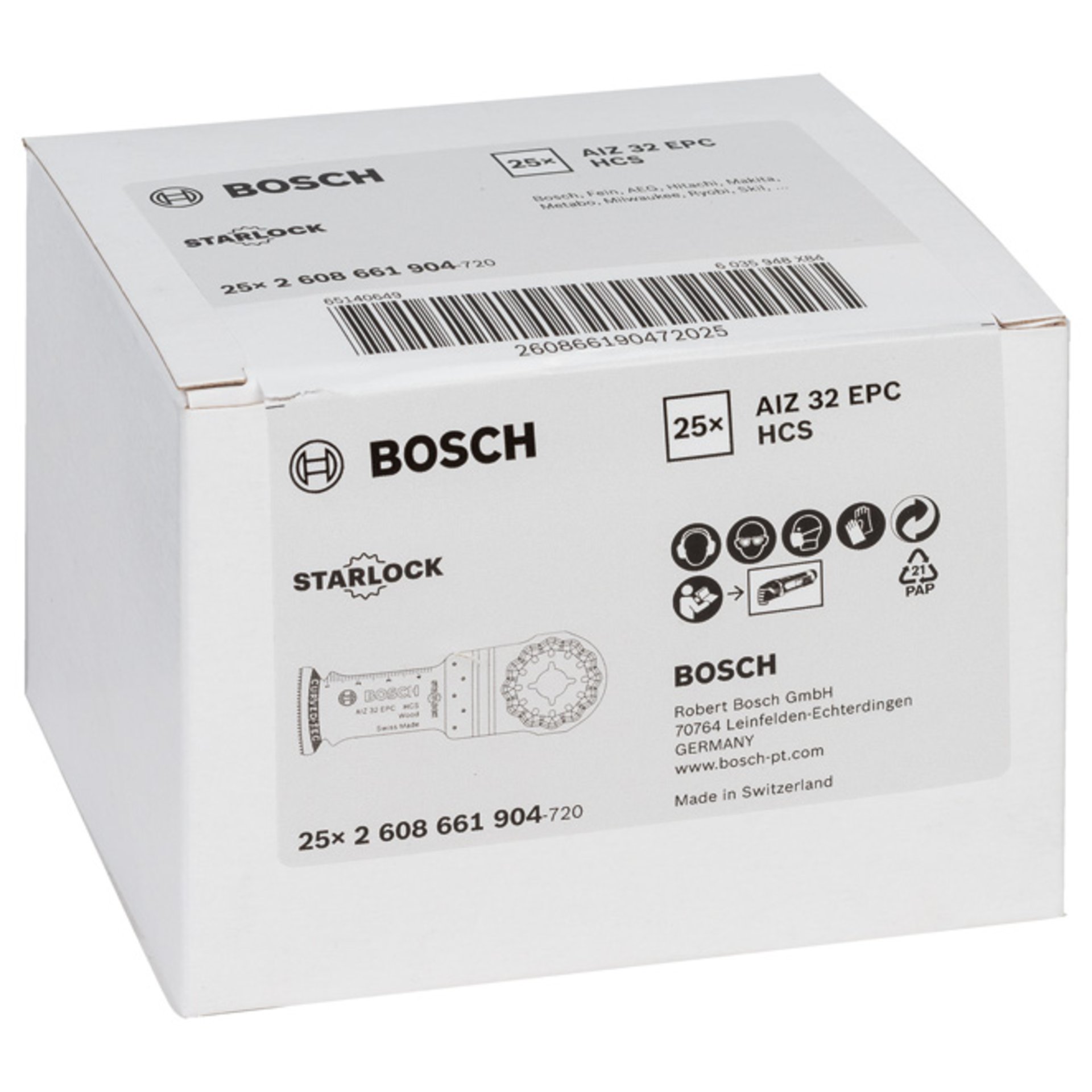 HCS Tauchsägeblatt AIZ 32 EPC Wood, 50 x 32 mm