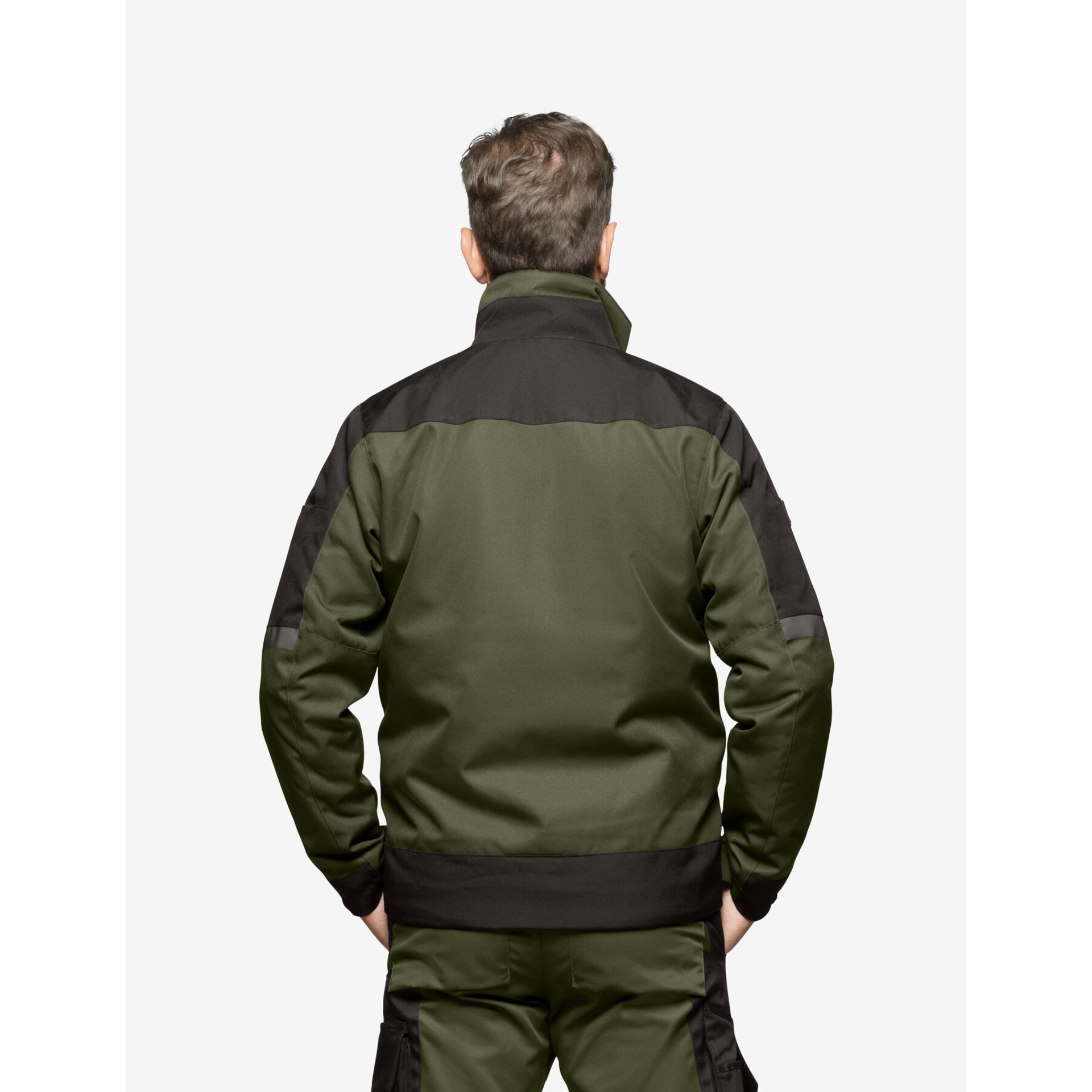 LARS Arbeitsjacke oliv-schwarz L