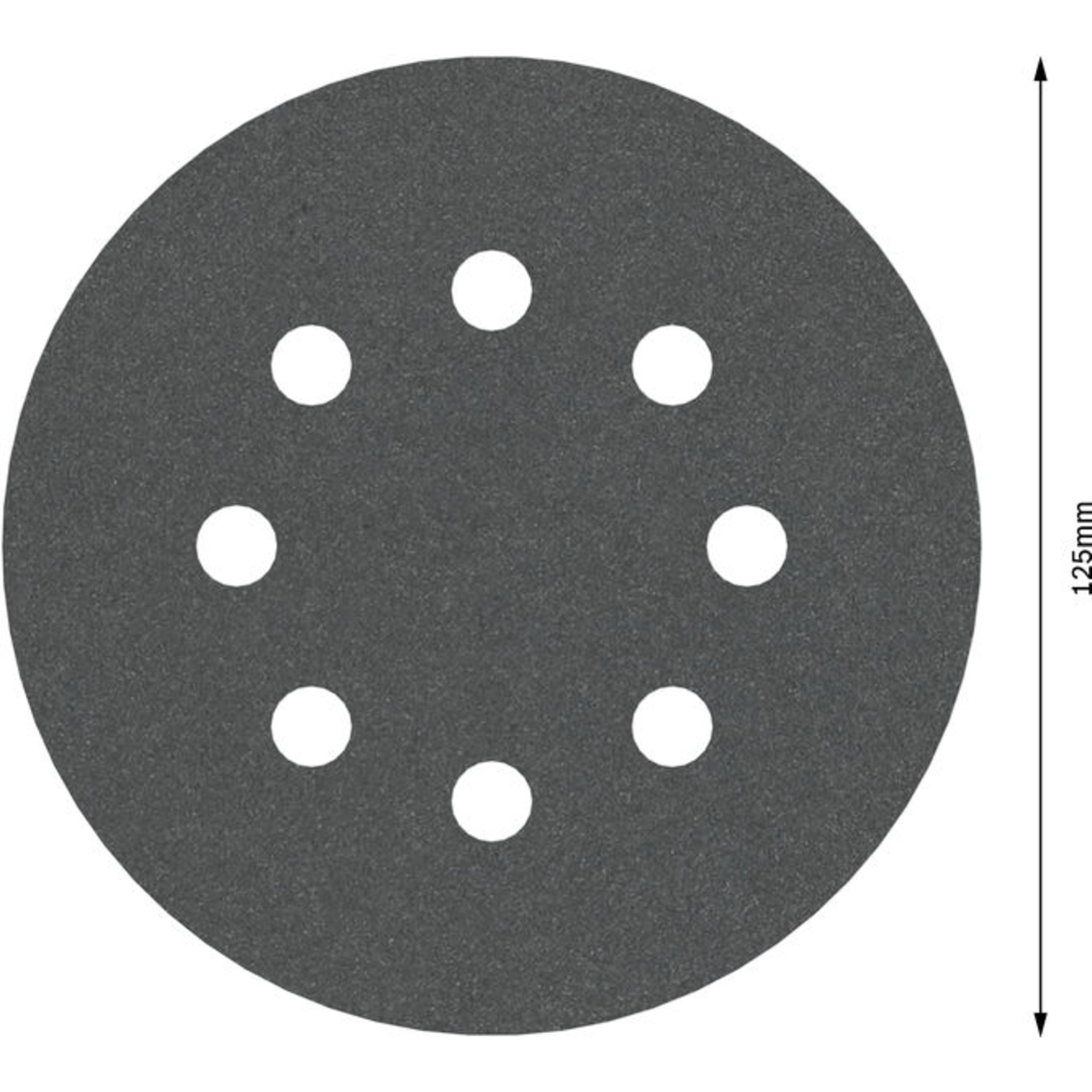 PRO F355 Schleifblatt, 125 mm, 320, 5-tlg.