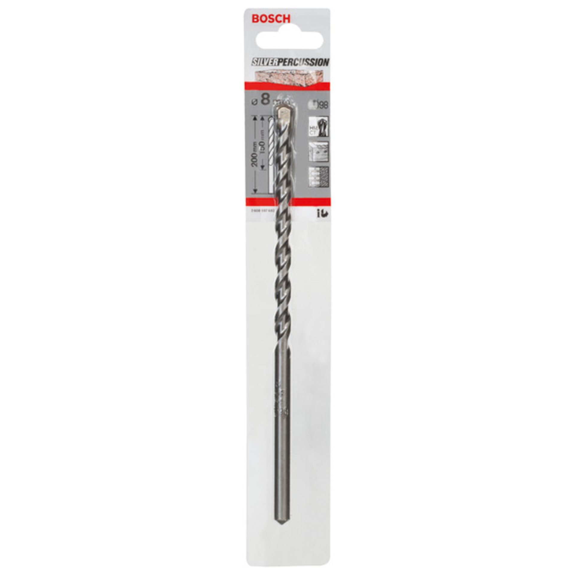 Betonbohrer CYL-3, 8 x 150 x 200 mm, d 7,5 mm, 1er-Pack
