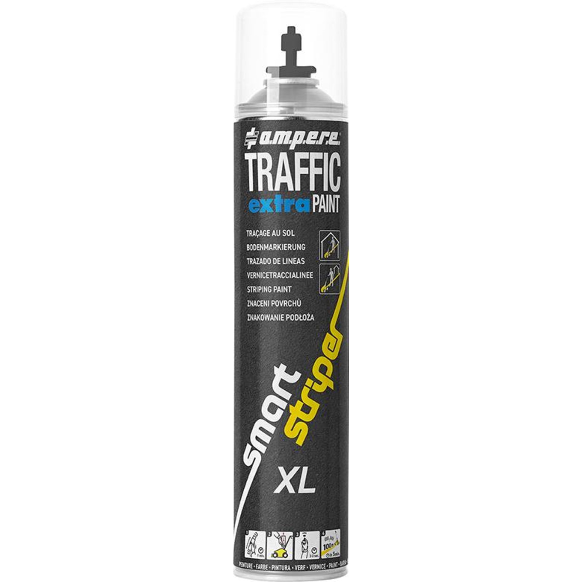 Bodenmarkierspray Traffic Extra Paint XL 750ml, schwarz 750ml, schwarz