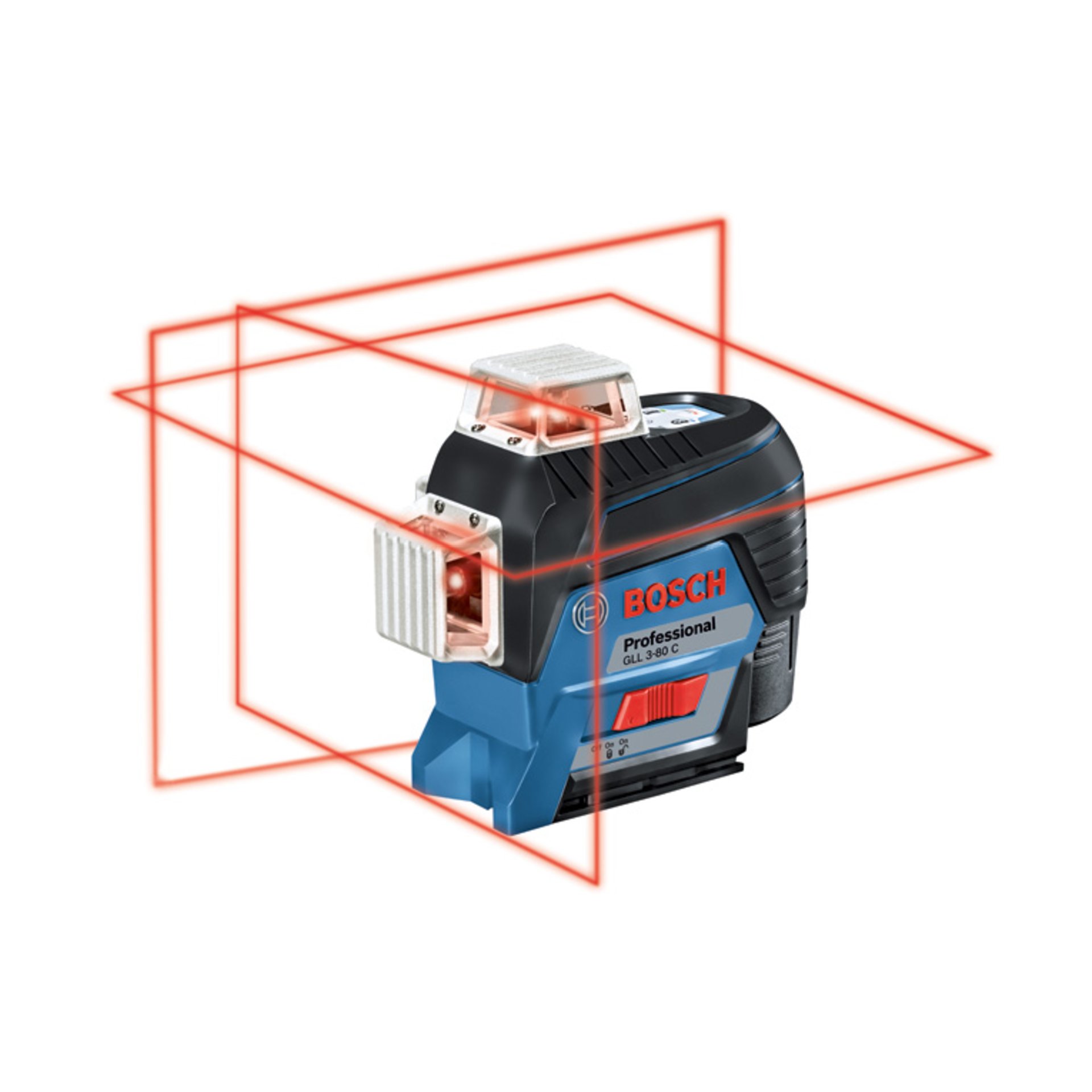 Linienlaser GLL 3-80 C, 1 x Akku GBA 12V 2.0Ah in L-BOXX