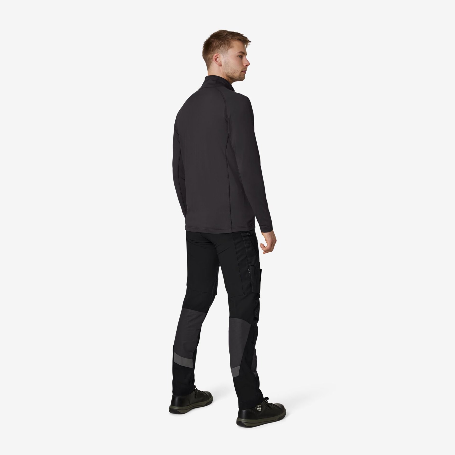 KUNO Jersey-Fleecejacke anthrazit 2XL