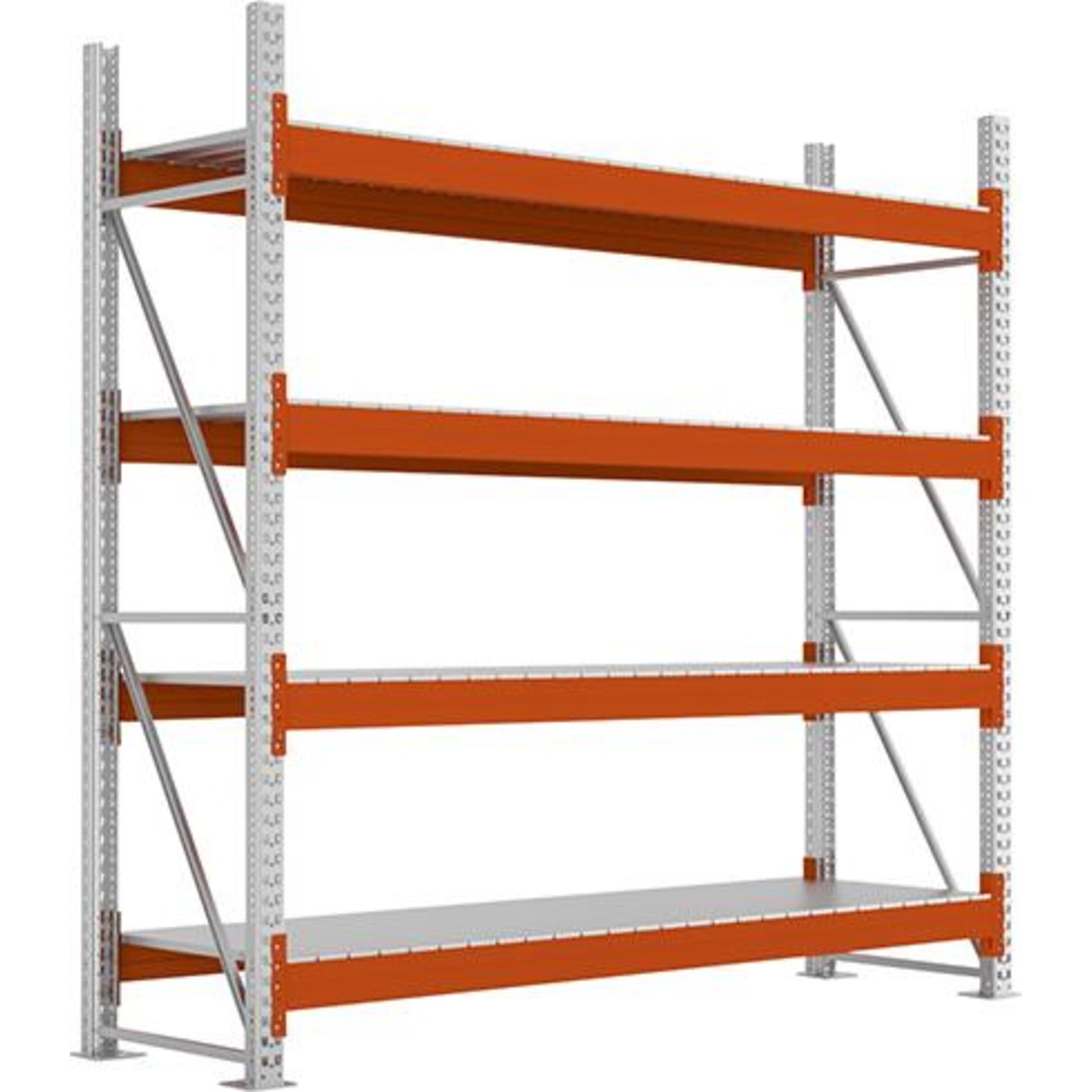 Großfachregal MULTIPAL S B2700xT800xH2700 mm Grundfeld 4 Böden Fachlast 2400kg META