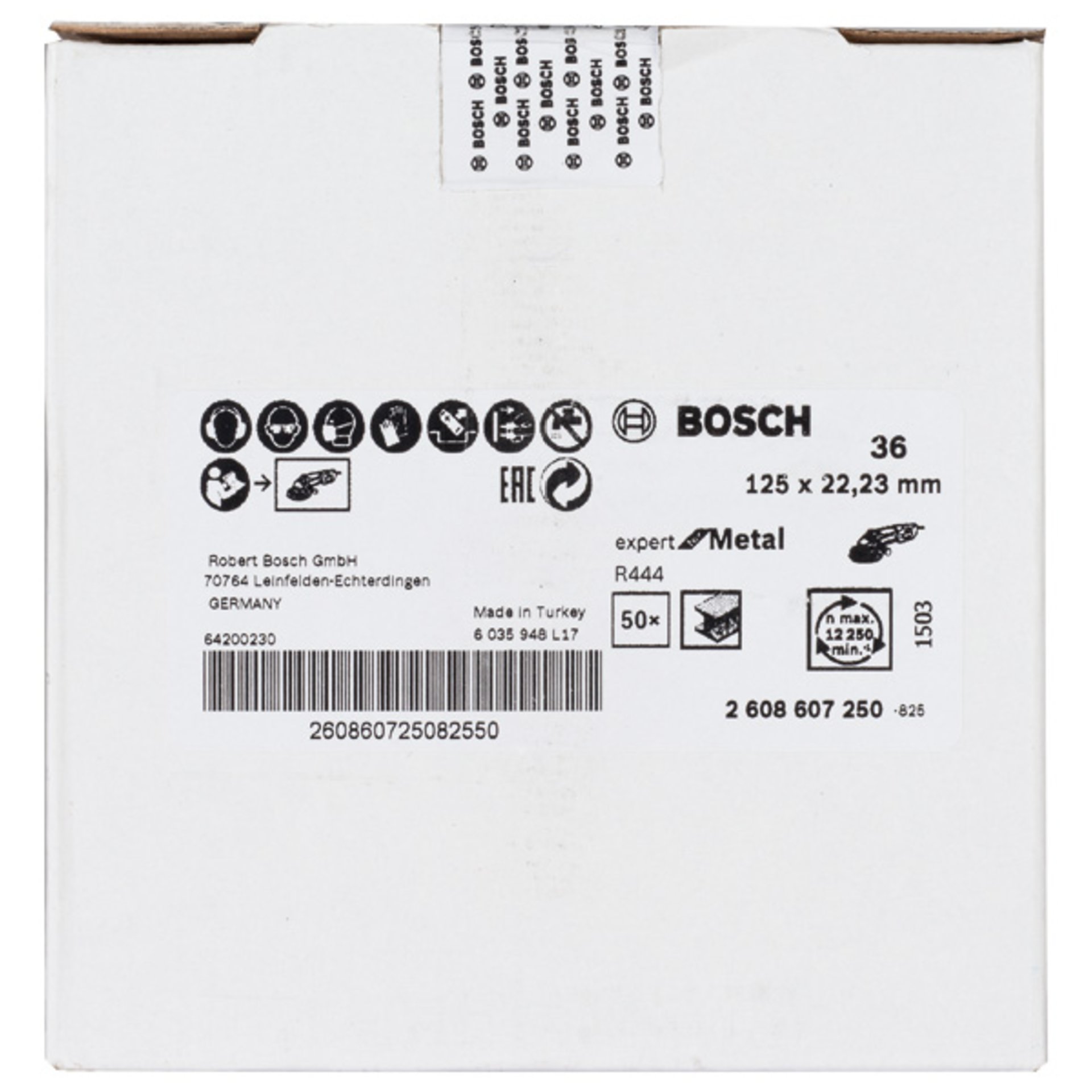 Fiberschleifscheibe R444, Expert for Metal