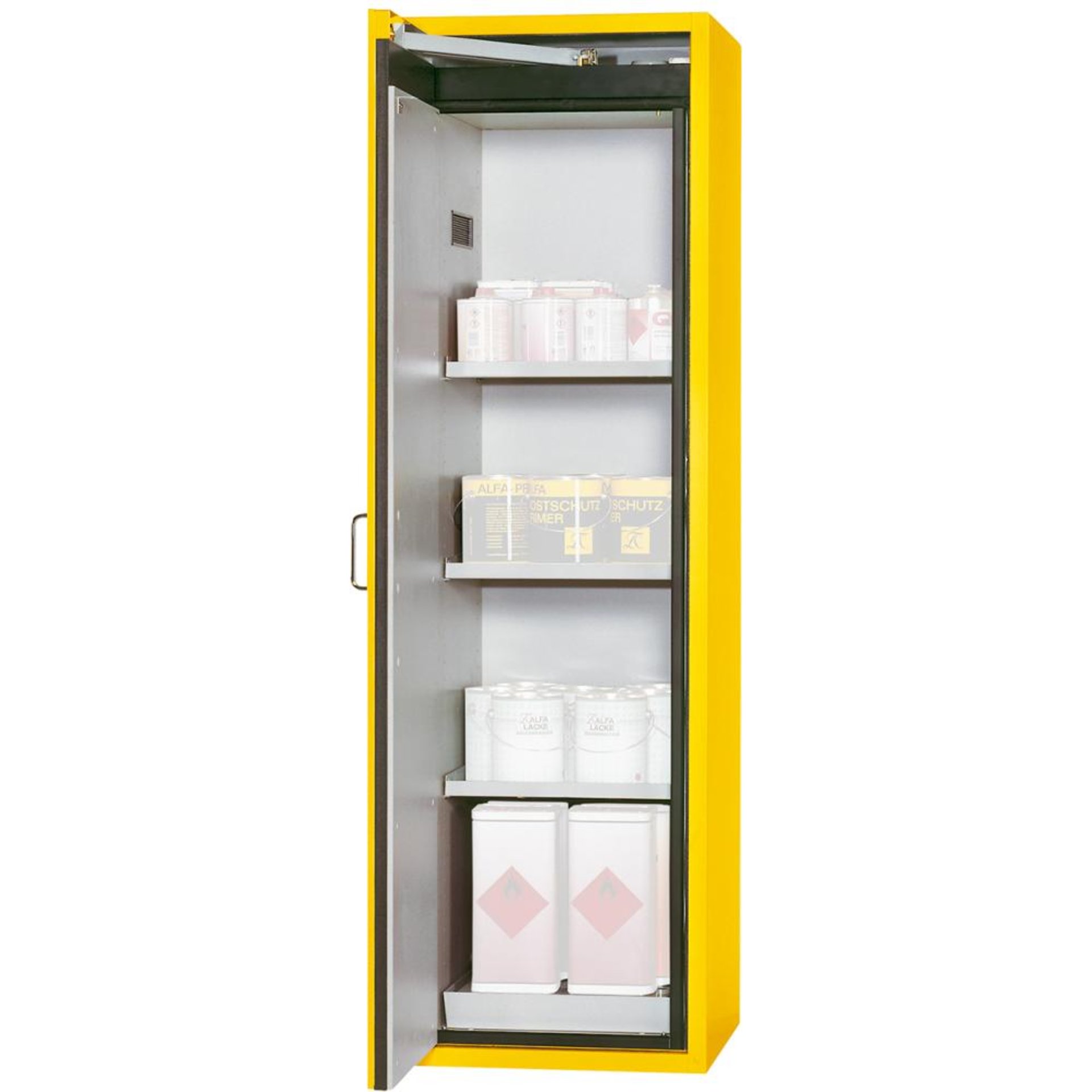 Gefahrstoffschrank S-Classic-90, mit 3 Fachböden