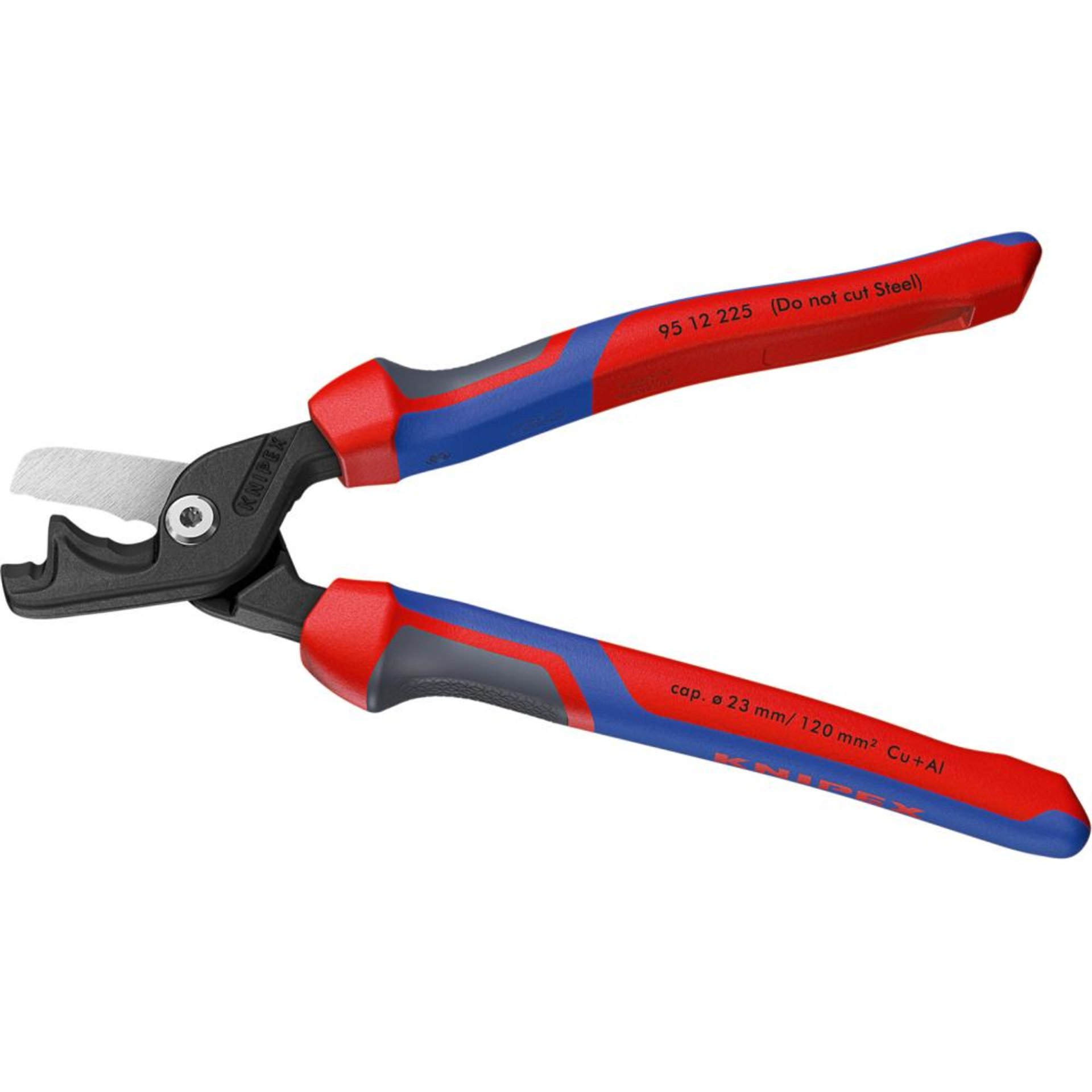Kabelschere mit Mehrkomponenten-Griffen 225mm KNIPEX