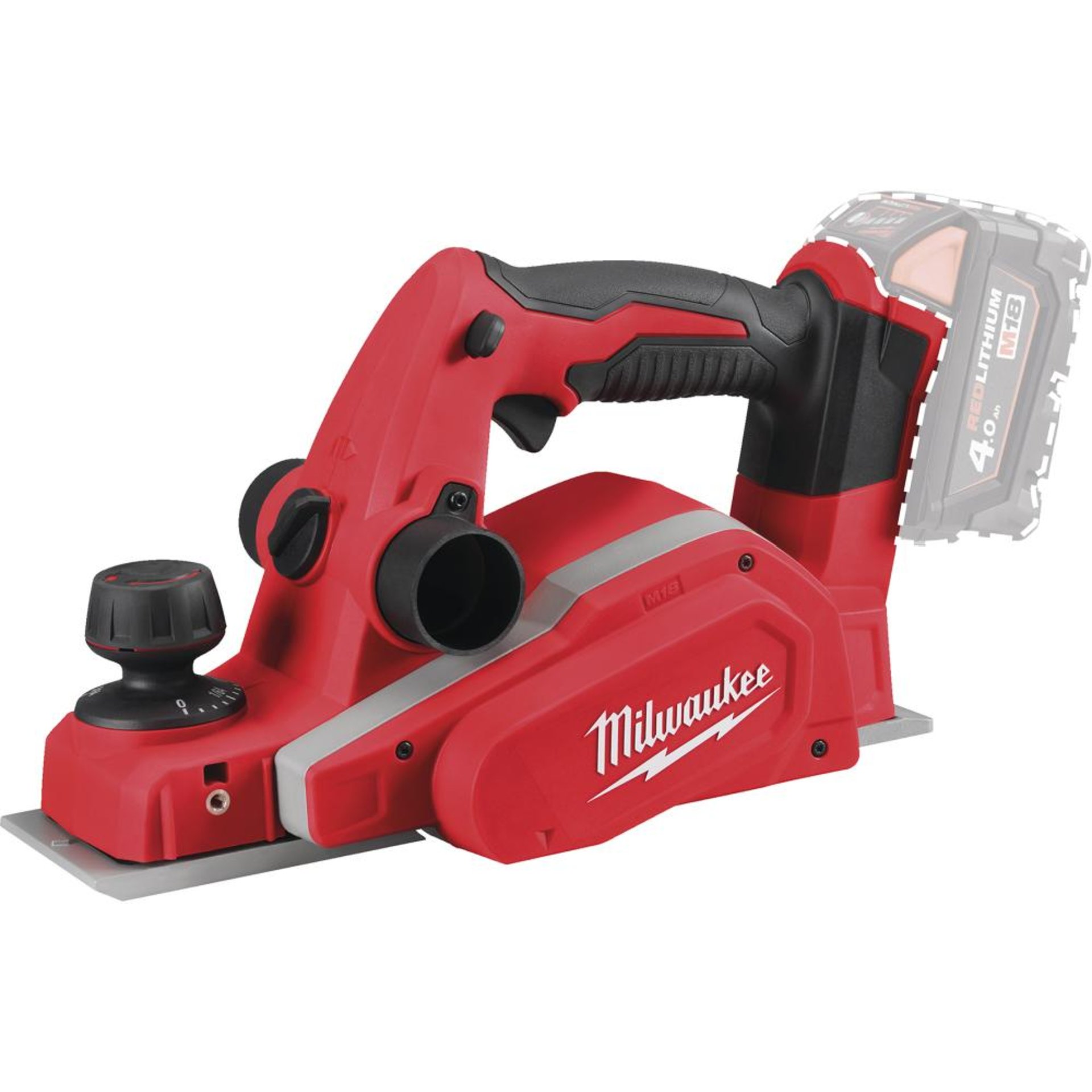 Akku-Hobel solo M18 BP-0 Milwaukee ohne Akku ohne Ladegerät Karton
