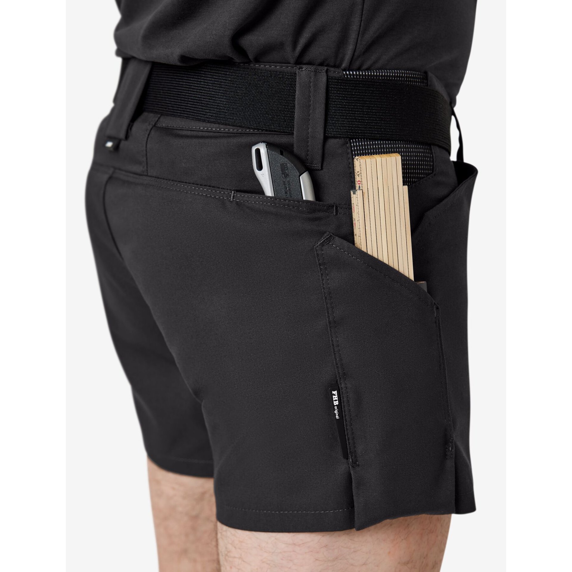 JESKO Arbeits-Shorts extra kurz anthrazit 42