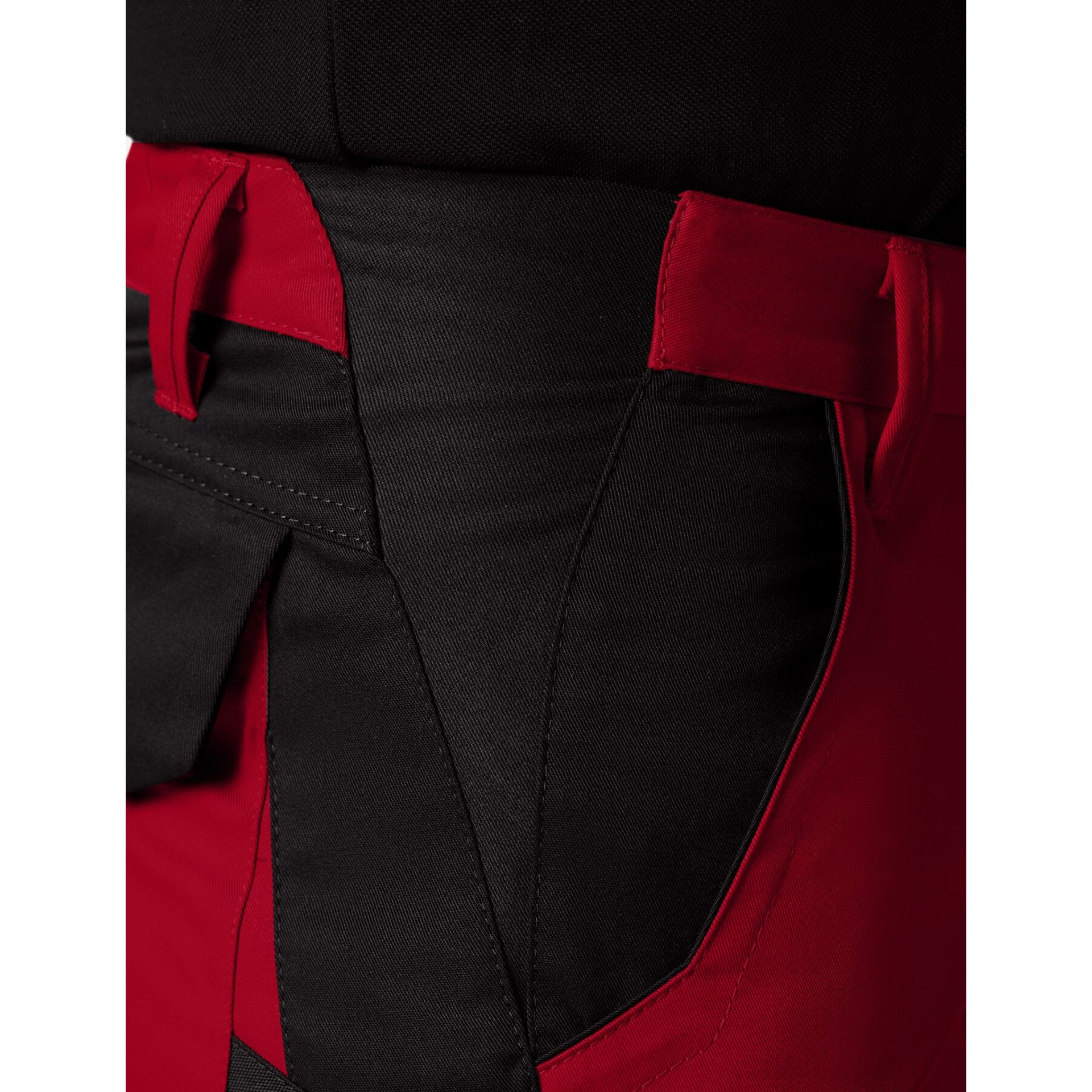 WULF Bermuda rot-schwarz 62