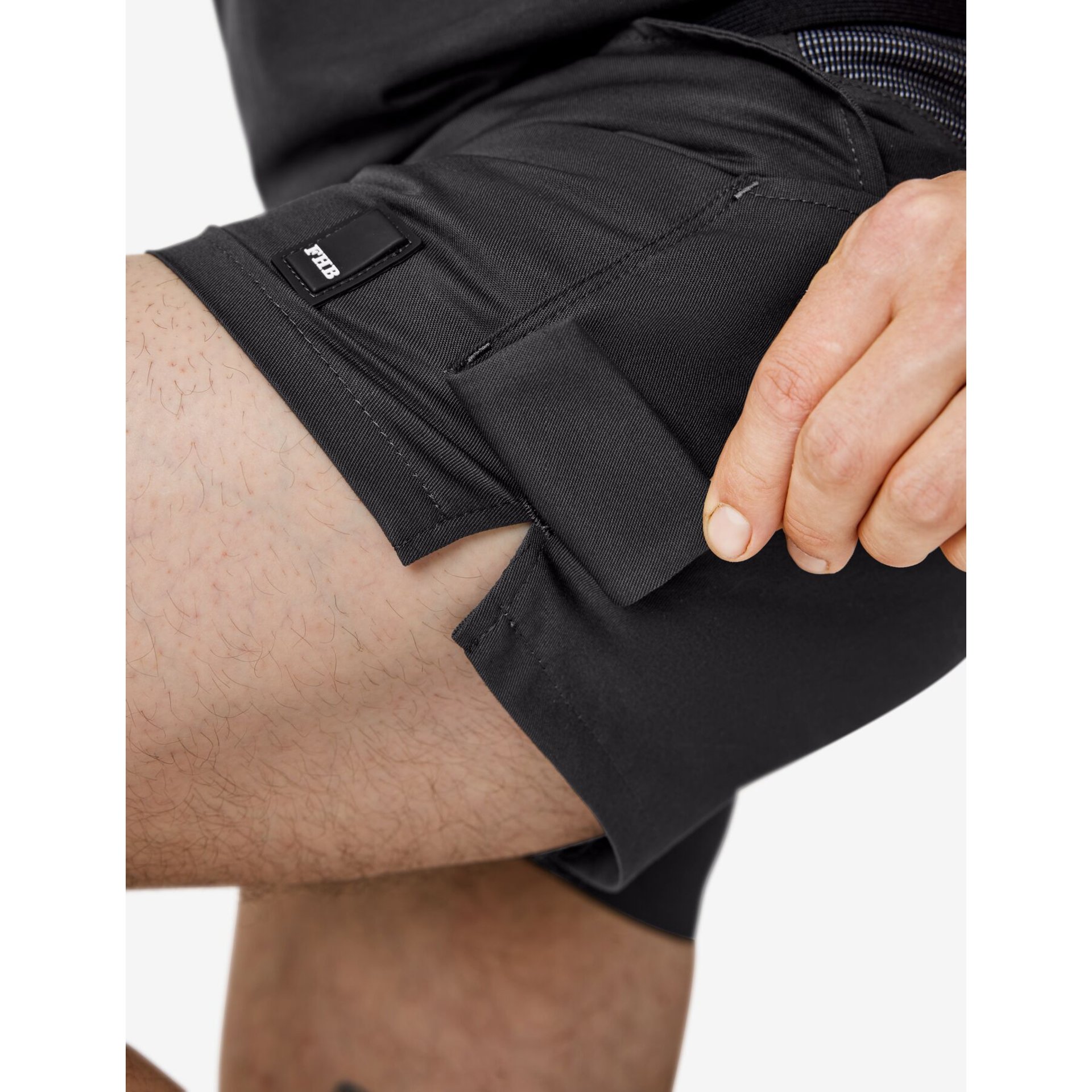 JESKO Arbeits-Shorts extra kurz anthrazit 42