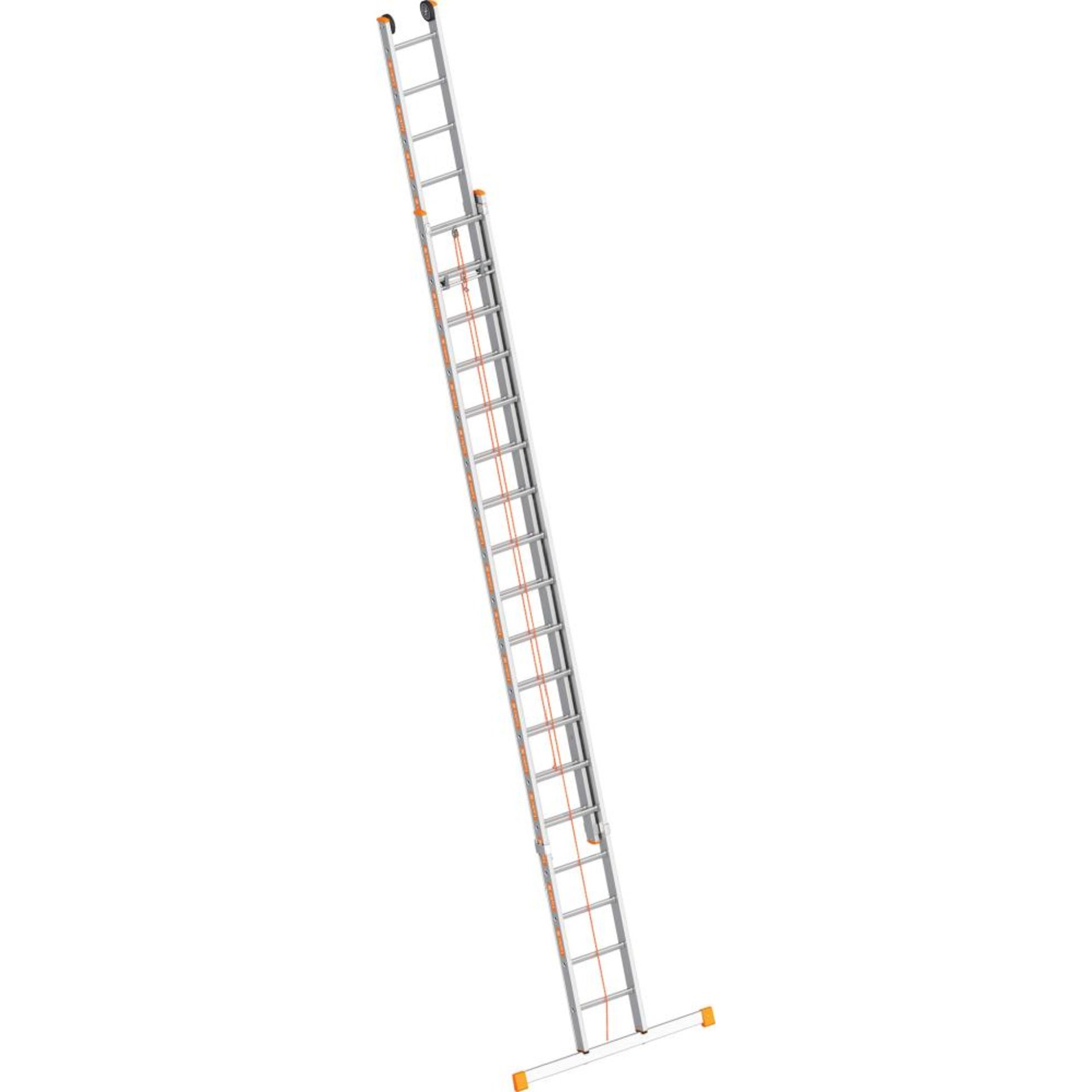 Alu-Seilzugleiter, 2-teilig