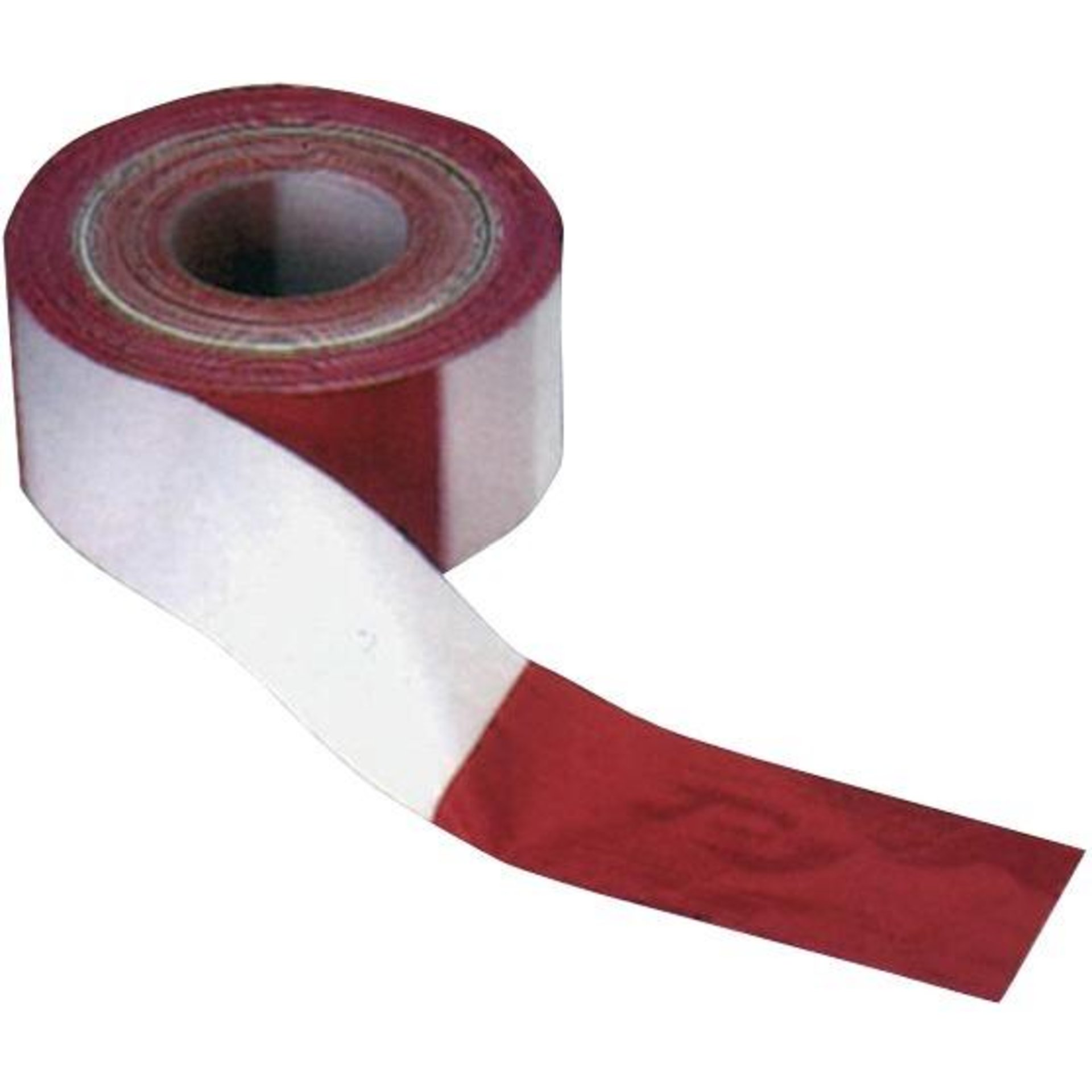 Absperrband Nr. 11, rot-weiß