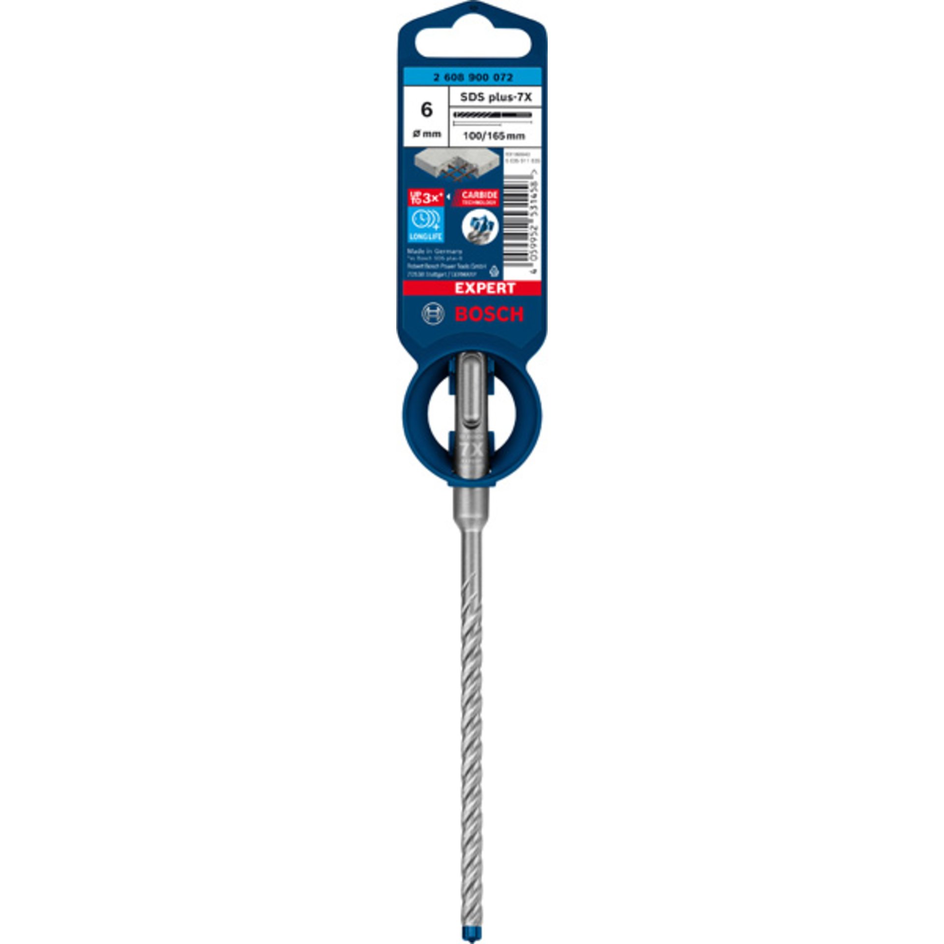 EXPERT SDS plus-7X Hammerbohrer, 6 x 100 x 165 mm
