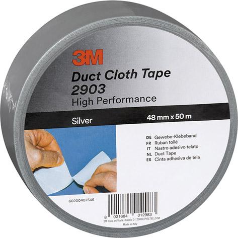 Gewebe-Klebeband 2903 48mmx50m silberfarben 3M Gewebe-Klebeband 2903 48mmx50m silberfarben 3M