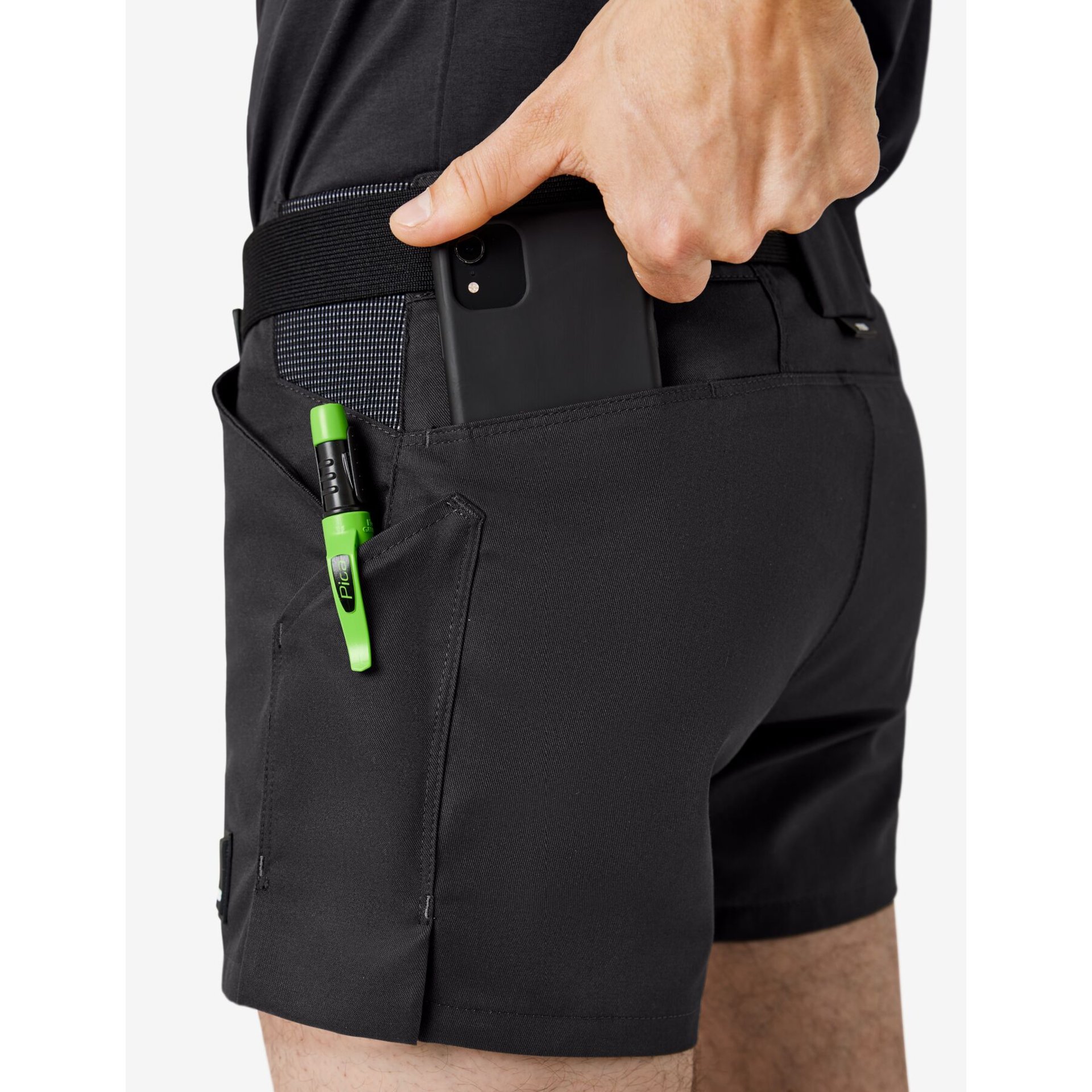 JESKO Arbeits-Shorts extra kurz anthrazit 42