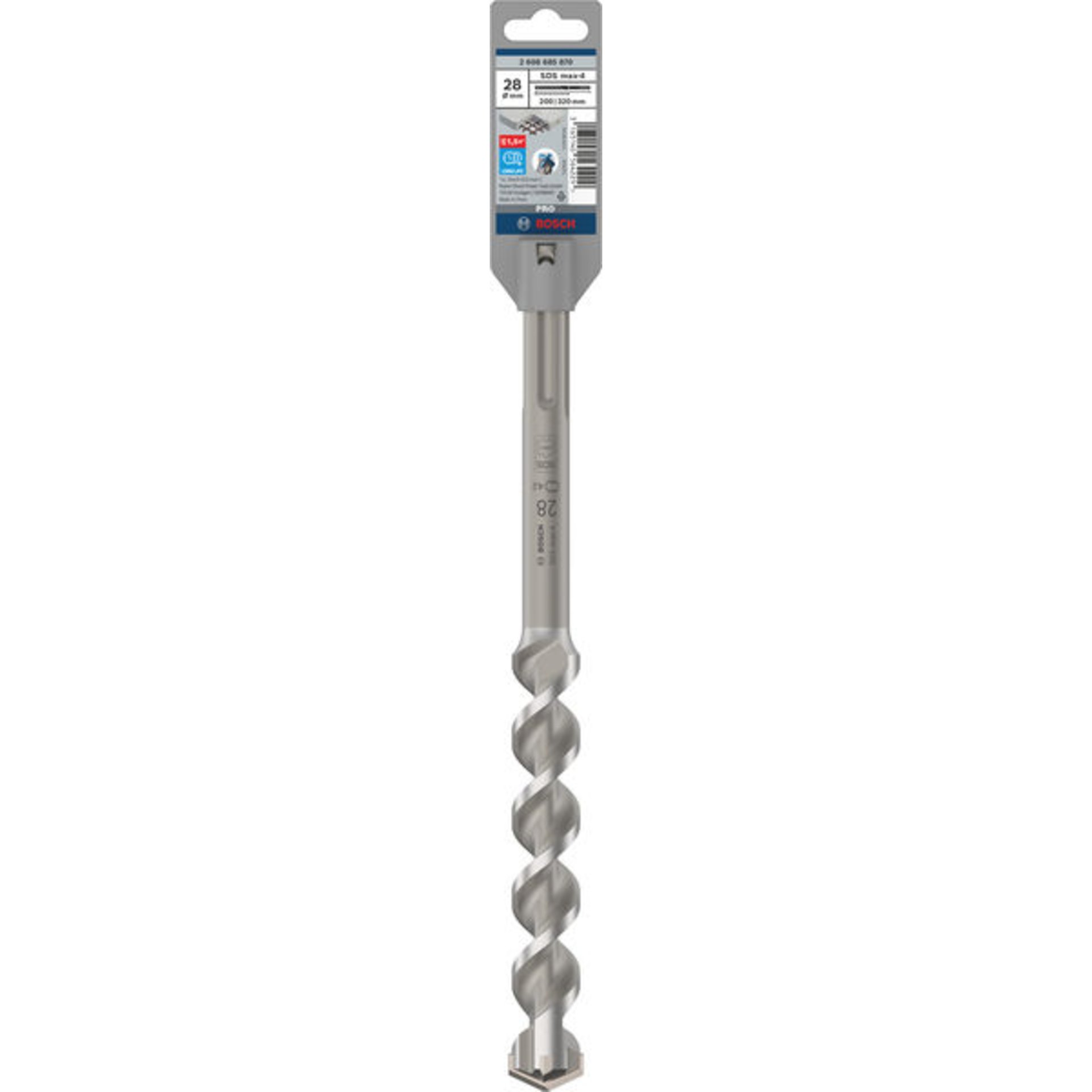 PRO SDS max-4 Hammerbohrer, 28 x 200 x 320 mm