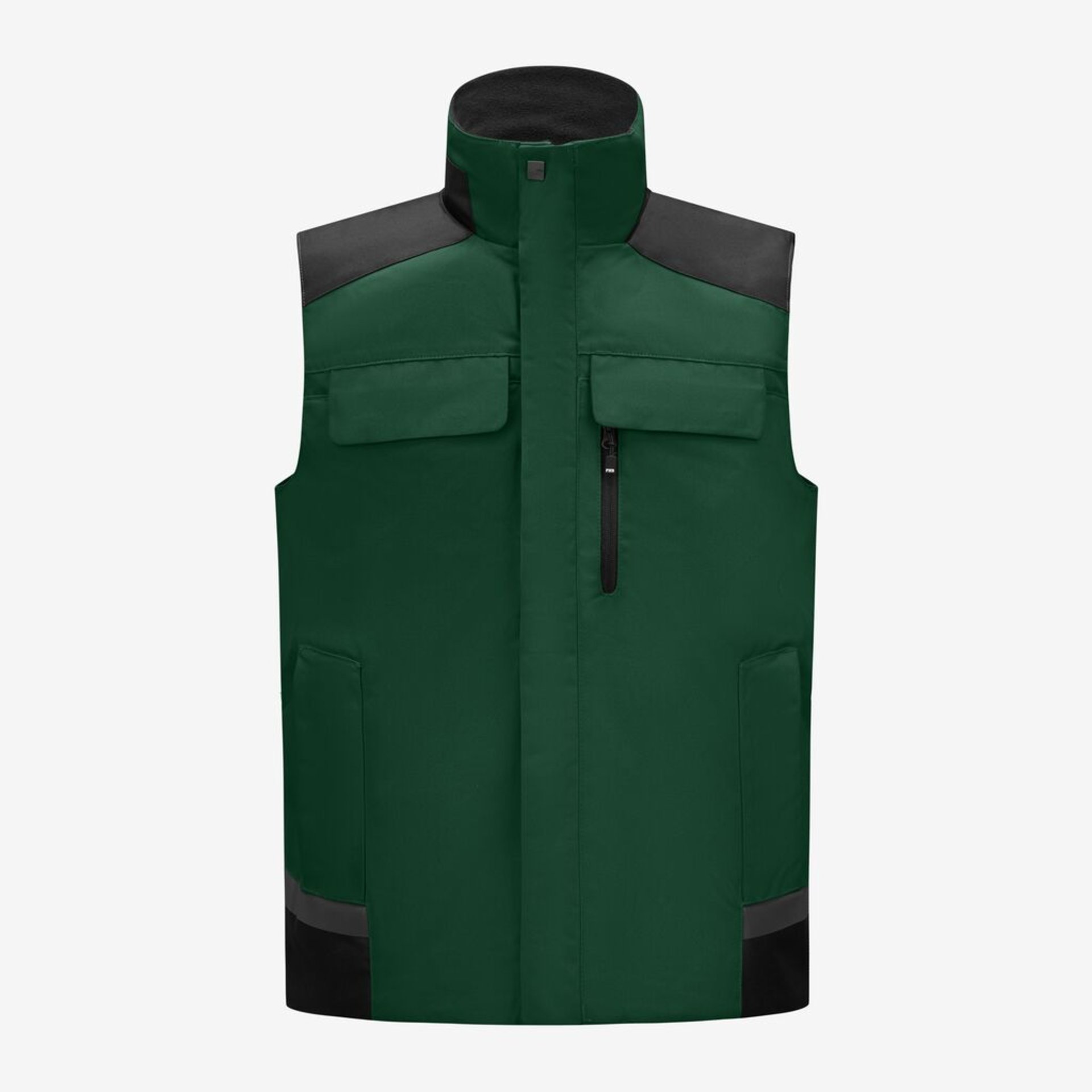HAUKE Arbeitsweste grün-schwarz 2XL
