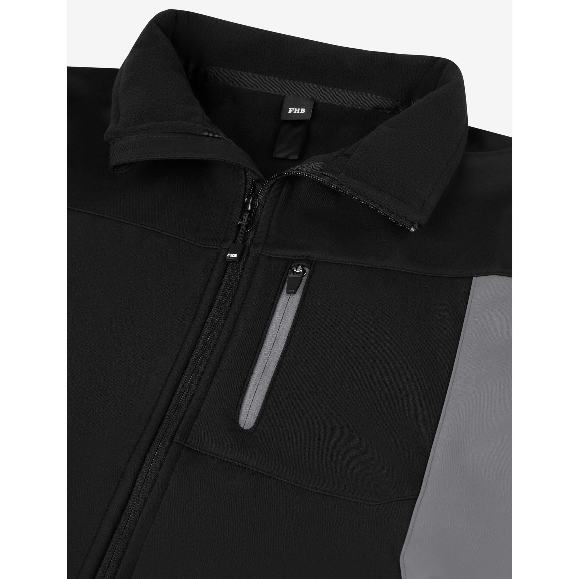 JUSTUS Softshell Weste grau-schwarz XS