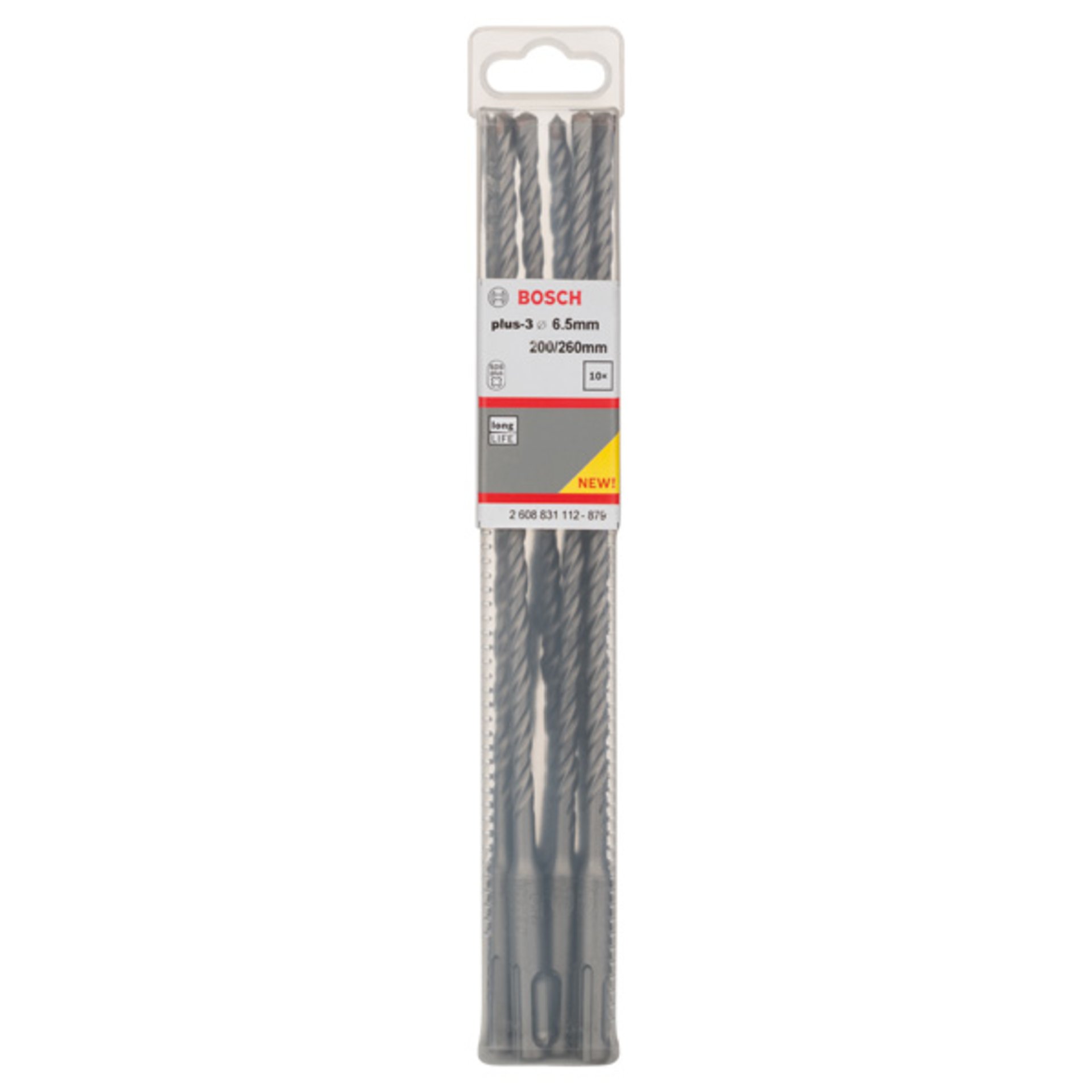 Hammerbohrer  plus-3, 6.5x200x260mm 10 Stk.