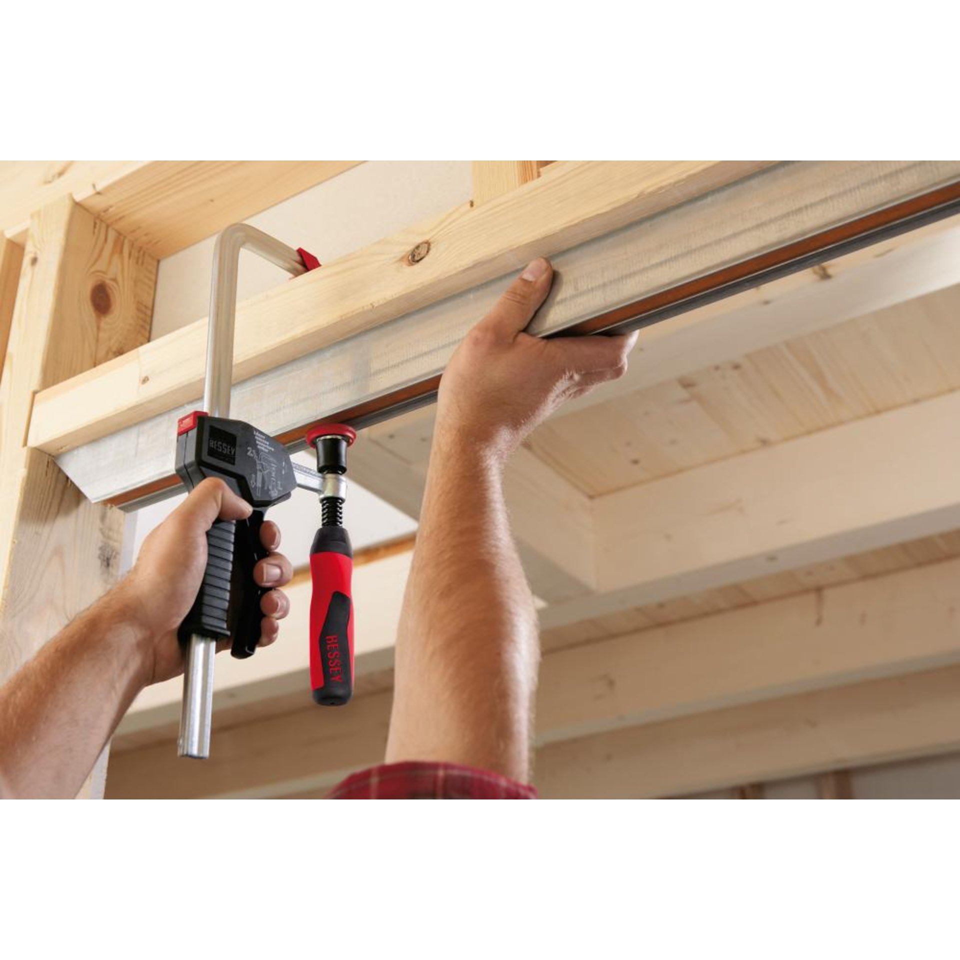 Einhandzwinge EHZ mit 2-Komponenten-Heft 300x100mm BESSEY