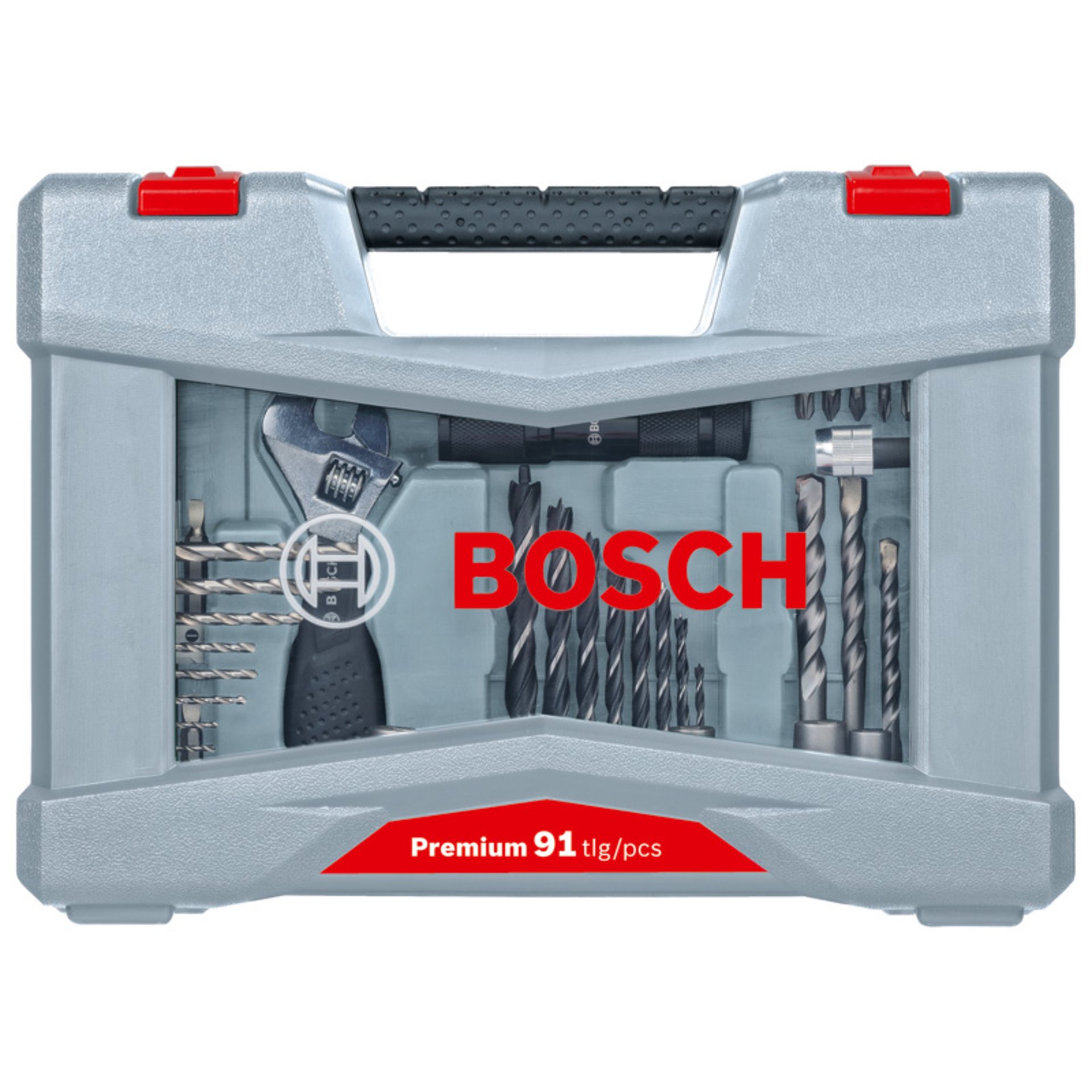 91-tlg. Premium X-Line Bohrer- und Schrauber-Set