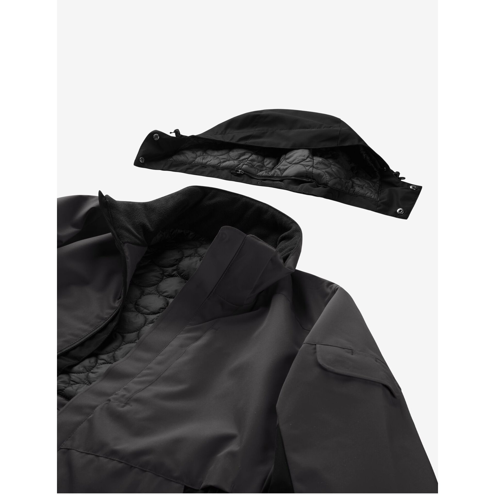 GEORG Arbeitsjacke Primaloft anthrazit-schwarz 2XL