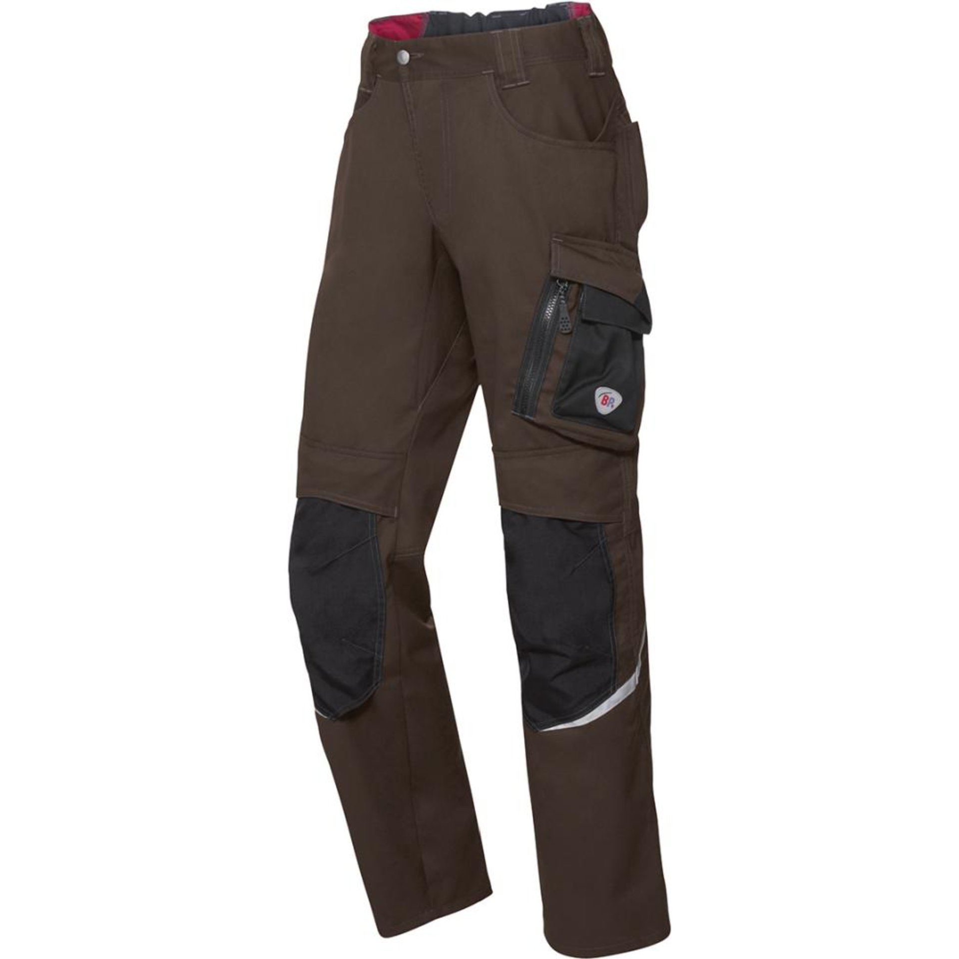 Arbeitshose 1998-570, braun/schwarz, Gr.48s BPlus