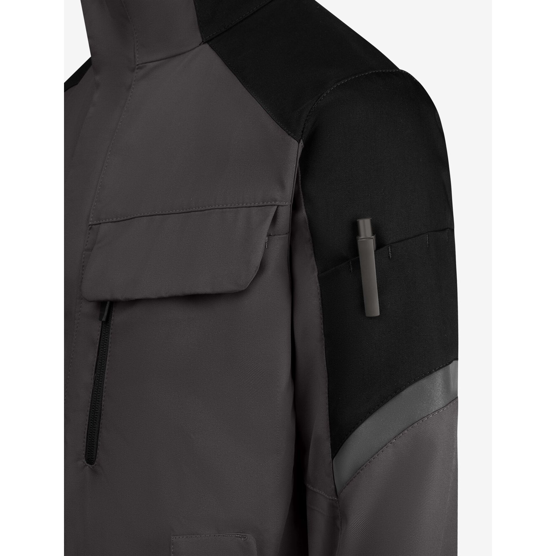 ANDREA Arbeitsjacke Damen anthrazit-schwarz 2XL