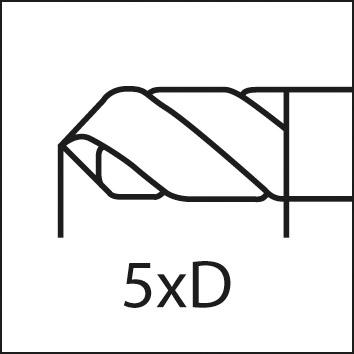 Format Bohrreibahle VHM TiALN Schaft HA 5xD 10mm