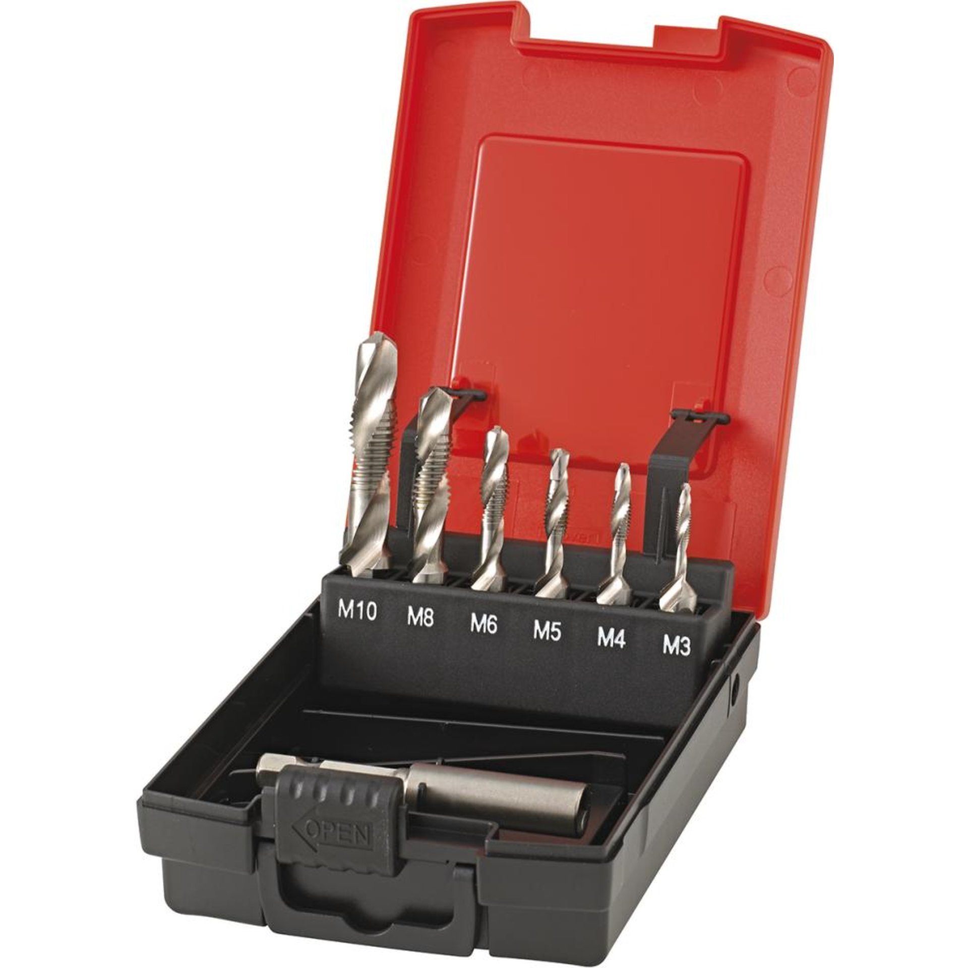 Metallbearbeitungssatz "BIT BOX"1/4" STB+ Kegelsenker+Kombibohrer 15-teilig, HSS, FORMAT