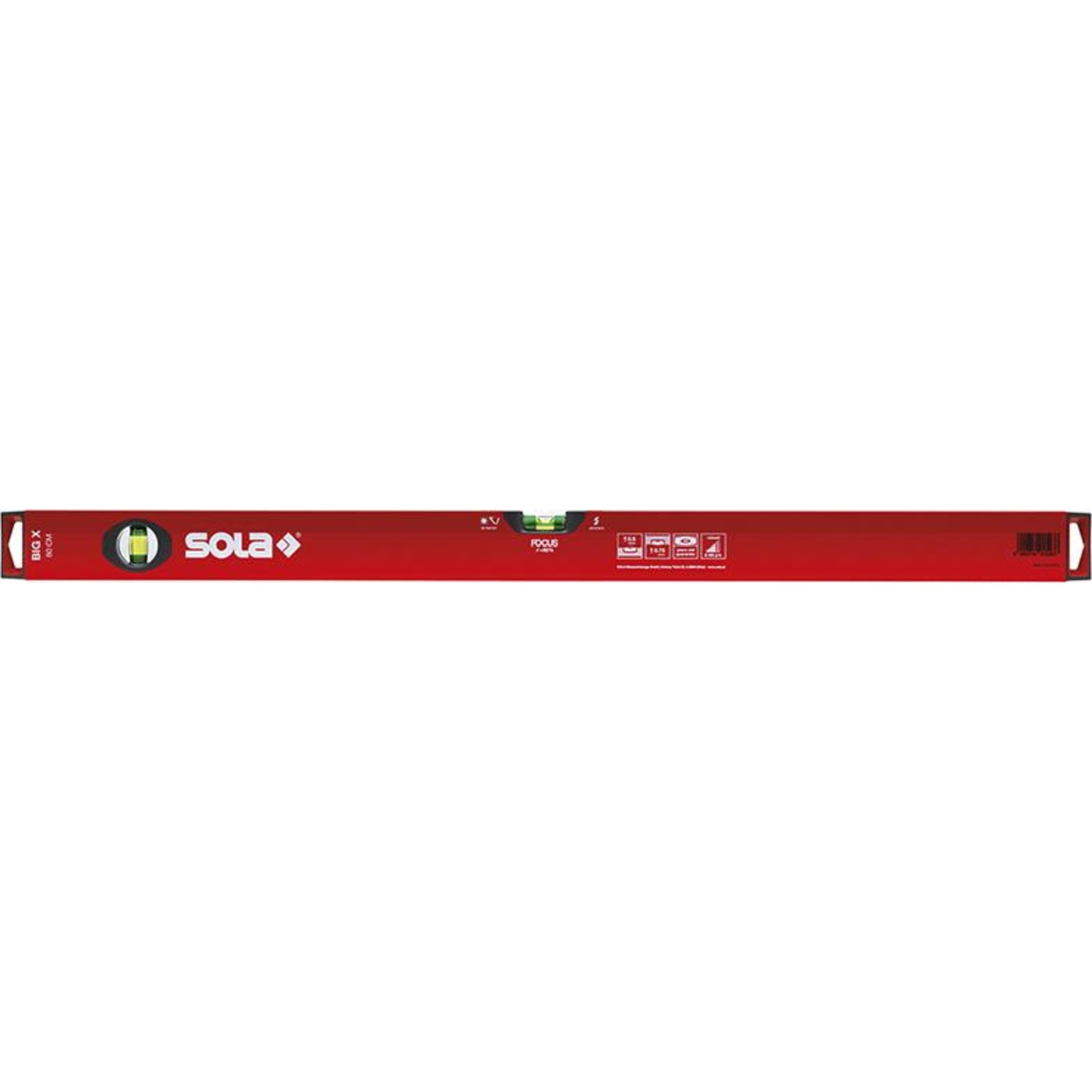 Wasserwaage LM Big X 80cm pulverbeschichtet Sola