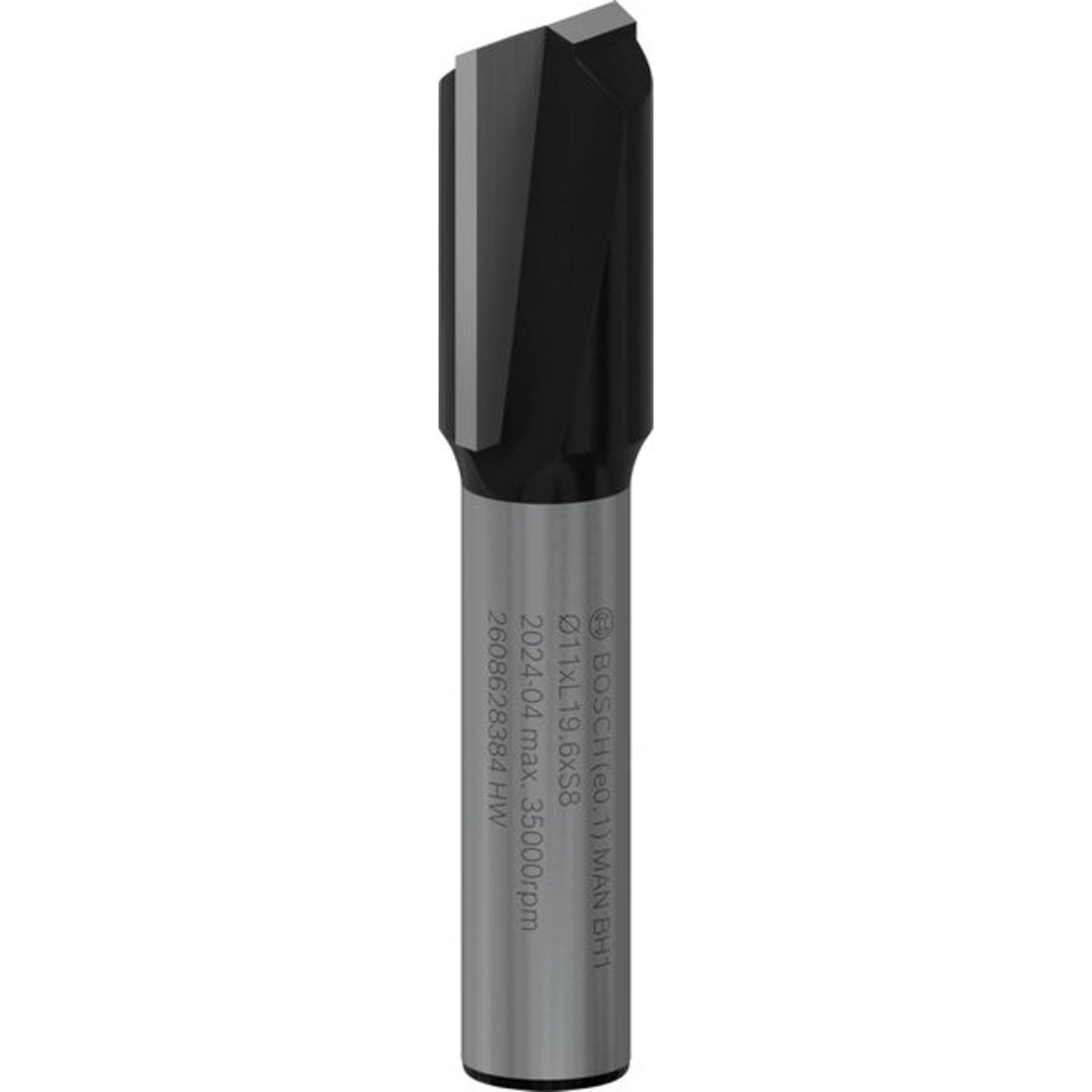 PRO Nutfräser, zweischneidig, Ø 11 x L 19,6, Schaft 8 mm
