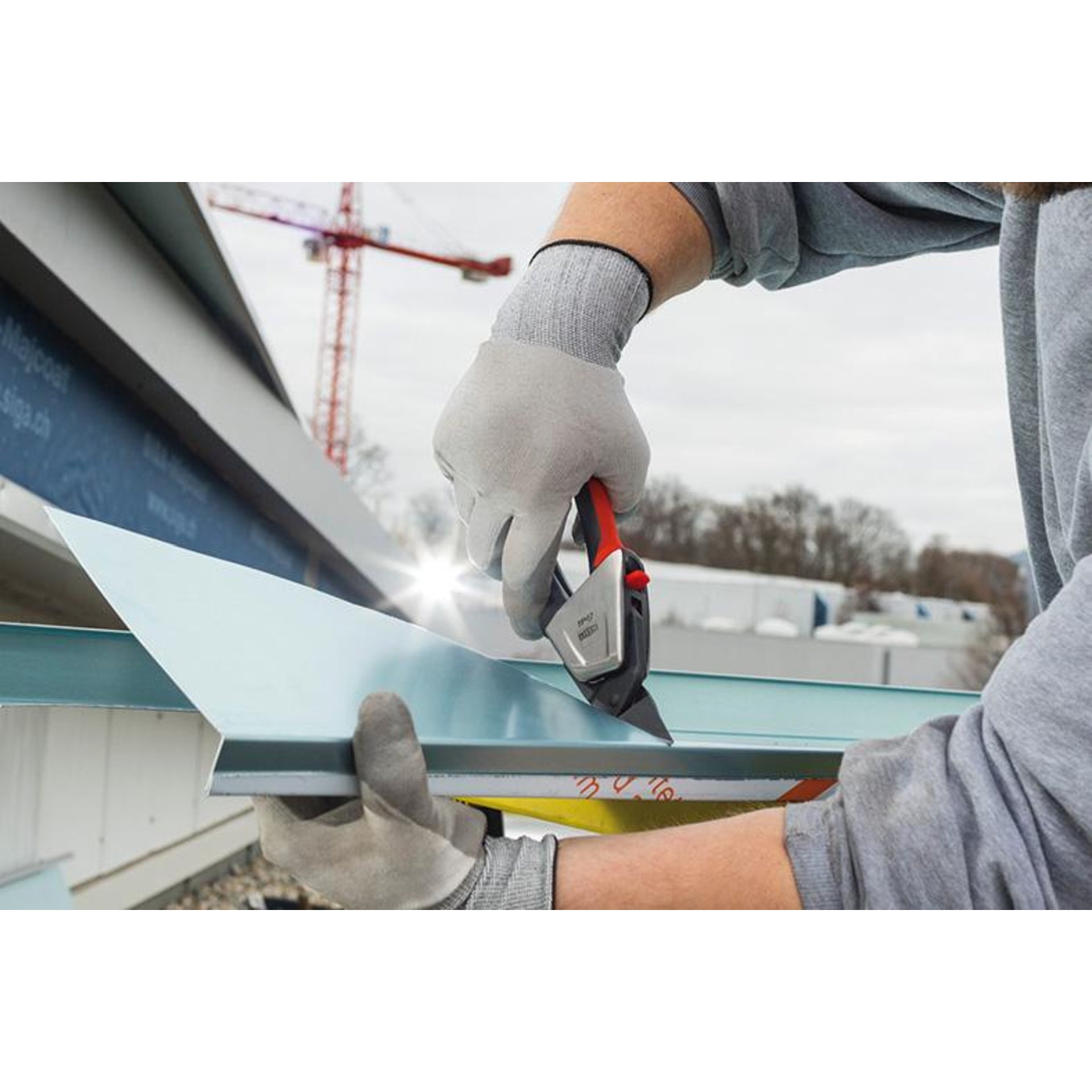 Idealschere mit Hebelübersetzung und 2-Komponenten-Griff rechts 230mm Erdi