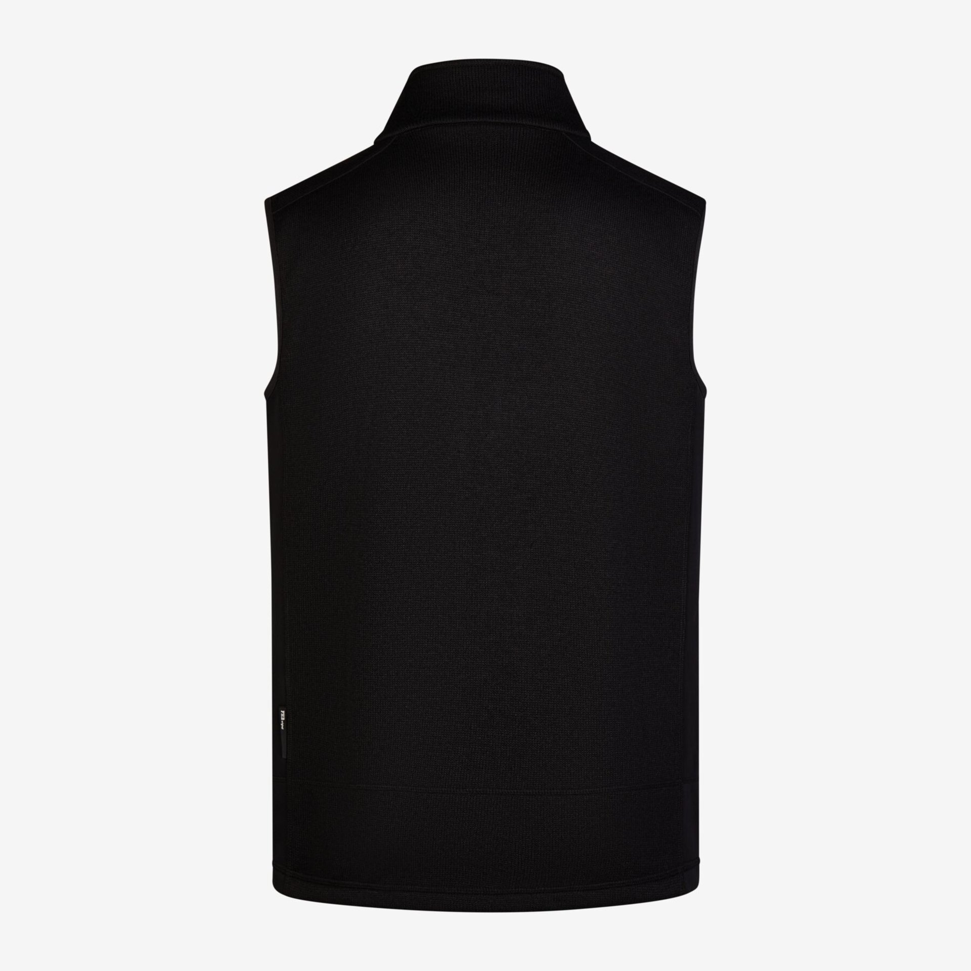 ADDE Strick-Fleece-Weste  schwarz 5XL